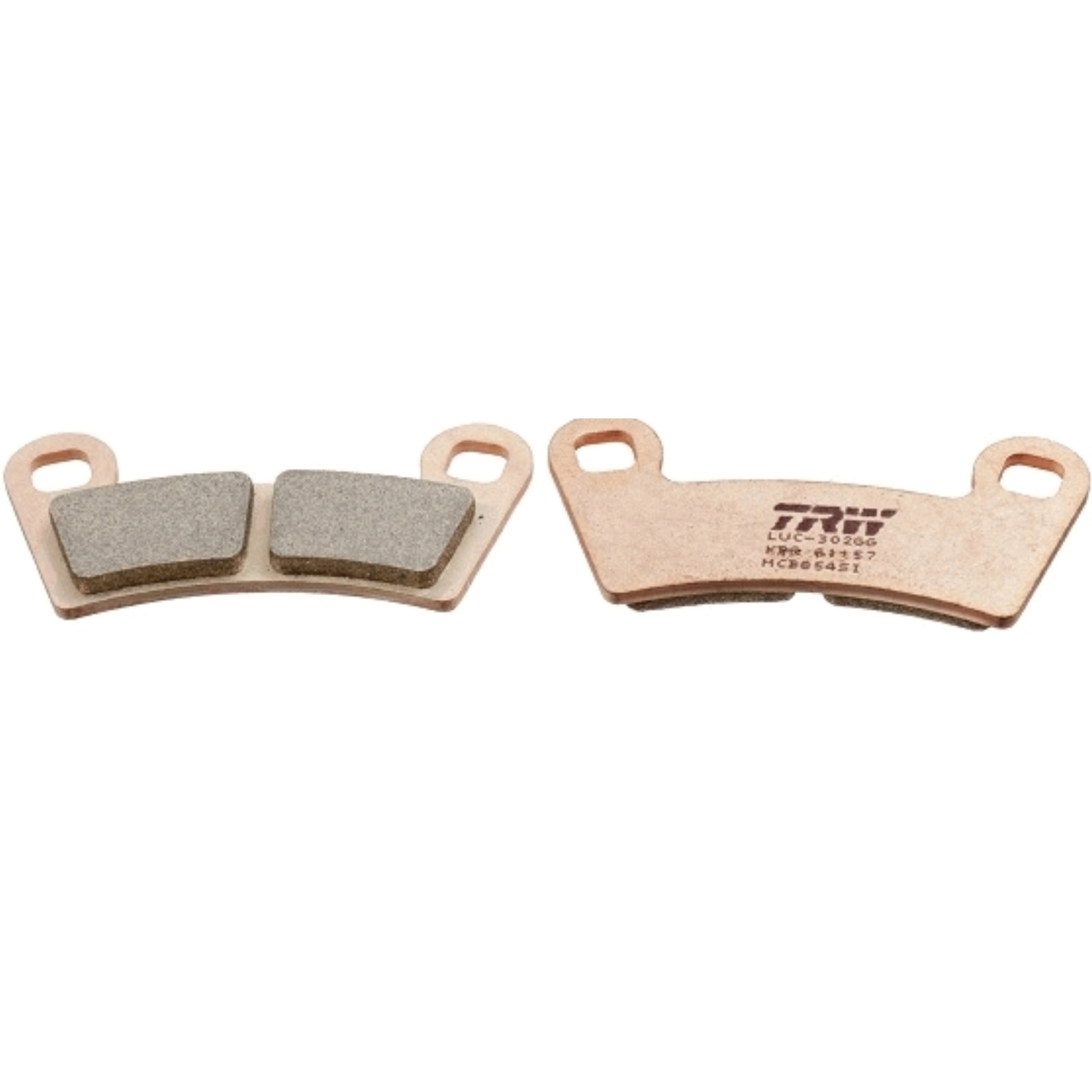 TRW MCB854SI Sintermetall Bremsbeläge für Polaris Outlaw 450 525 General 1000 RZR570 RZR800