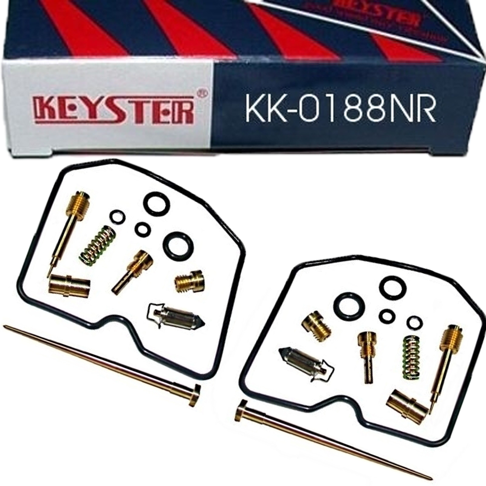 Keyster KK-0188NR Vergaser Reparatursatz für Kawasaki EN500A EN500B 1990 - 1995