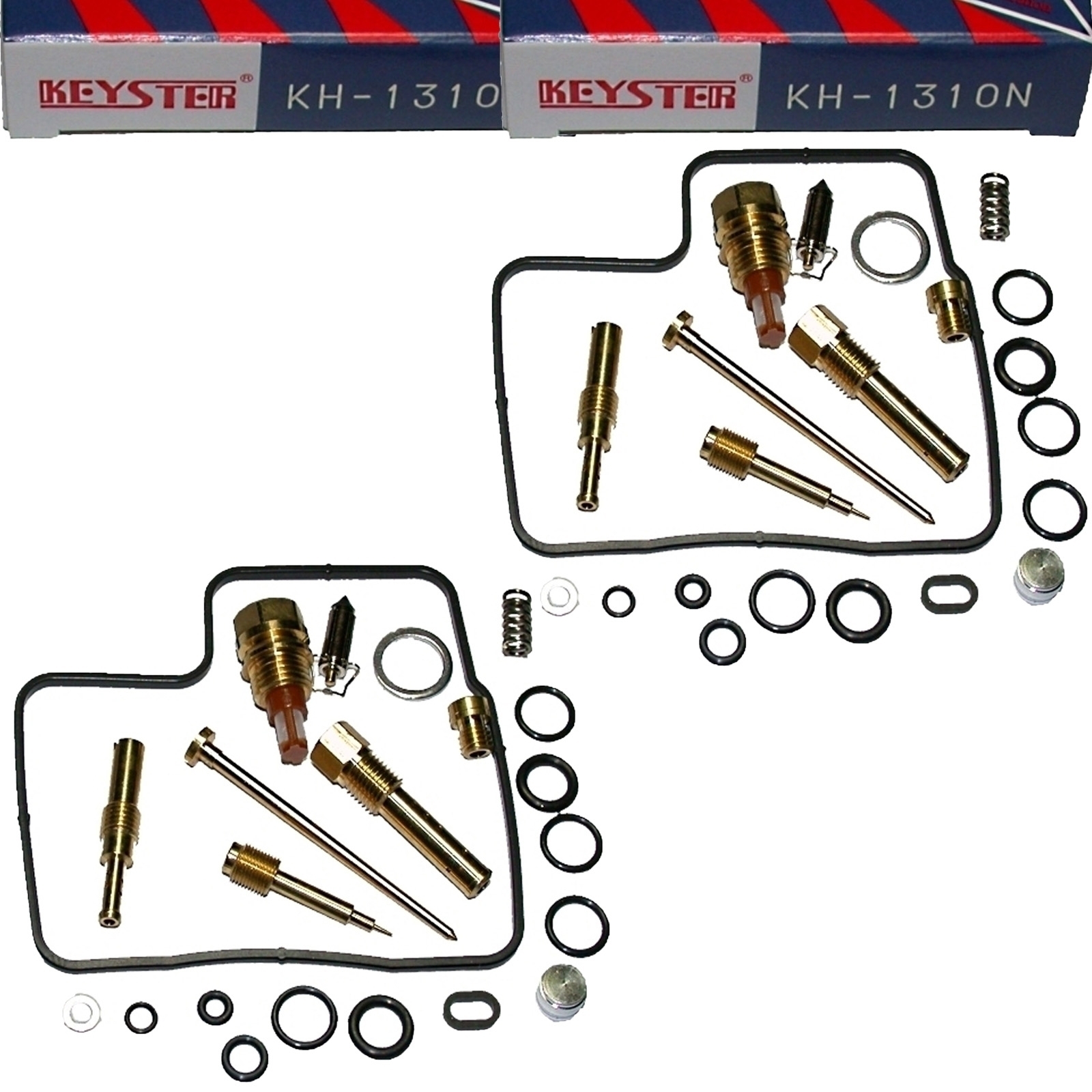 2x Keyster KH-1310N Vergaser Reparatursatz für Honda VT 600 C Shadow 1990-1995 PC21
