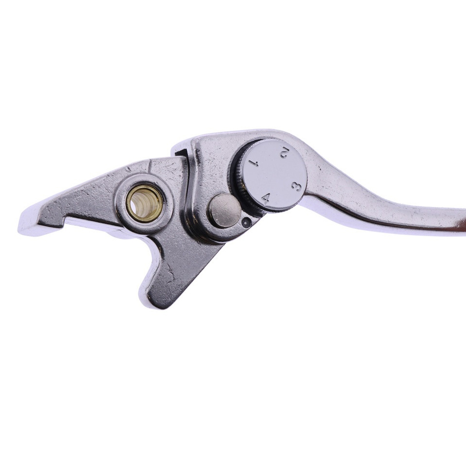 Accossato AGD296 Bremshebel für Kymco Downtown 300 i Super Dink 300 i XCiting 300 Ri silber