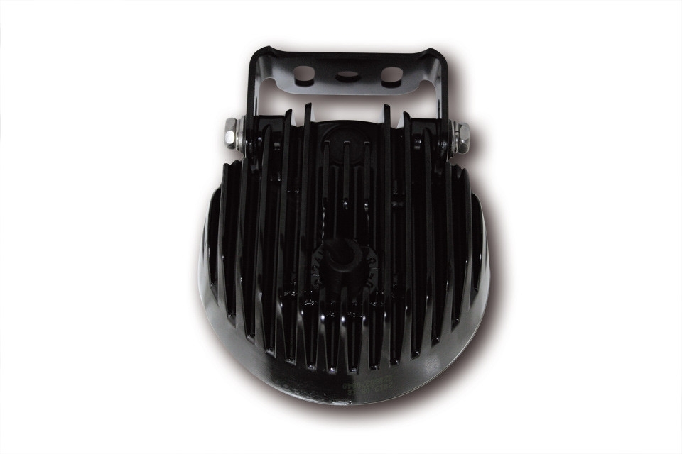 HIGHSIDER LED-Fernscheinwerfer Einsatz schwarzer Reflektor rund