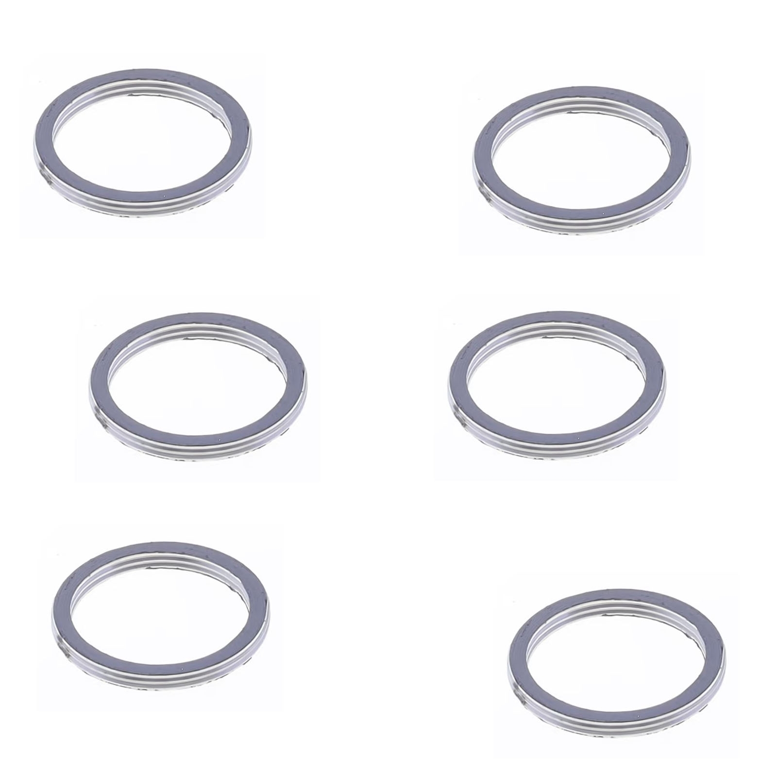 6x Auspuff Krümmerdichtung für Honda CBX1000 CBX 1000 Pro Link 1979 - 1983