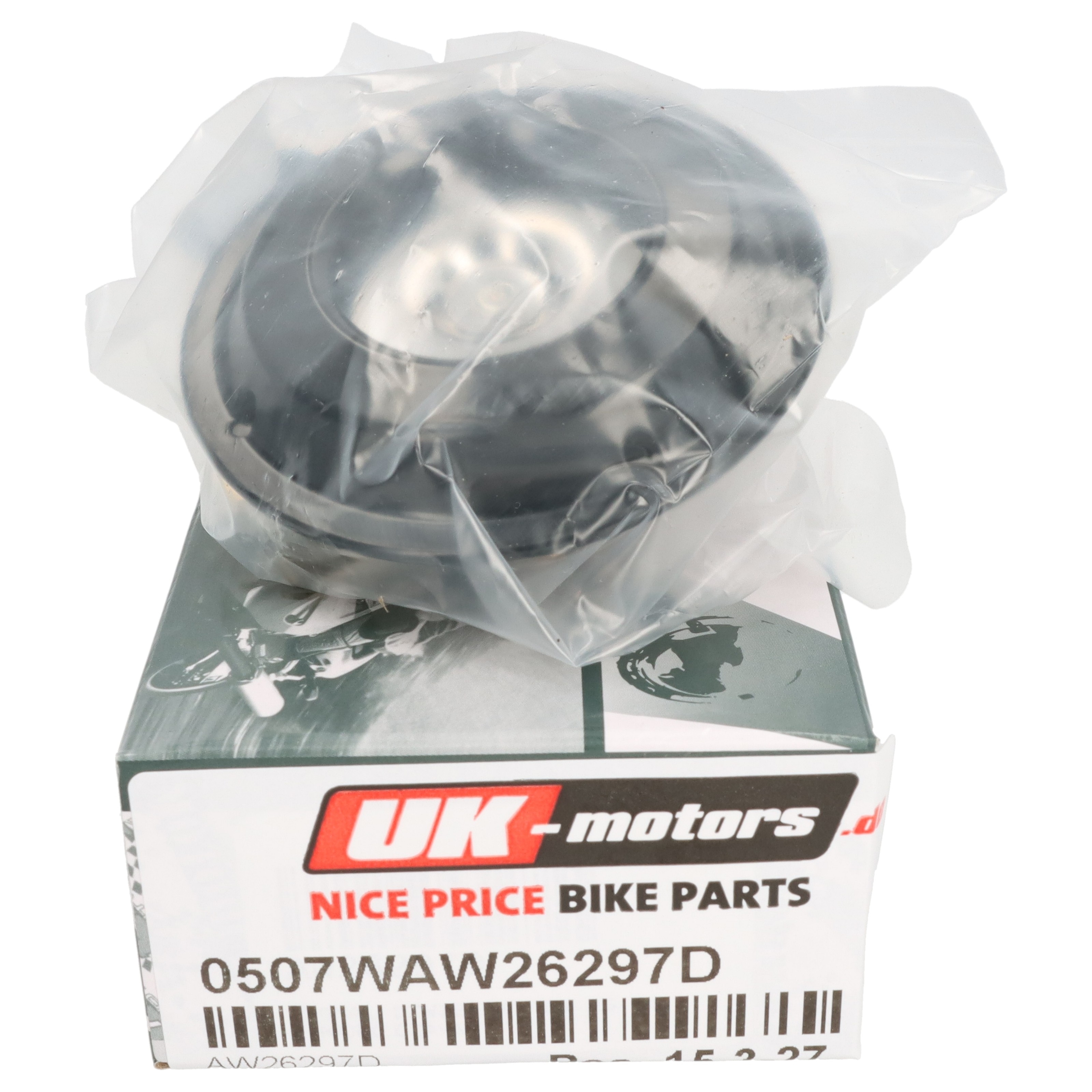 Motorrad Hupe schwarz, 6 Volt, 65 mm E-geprüft