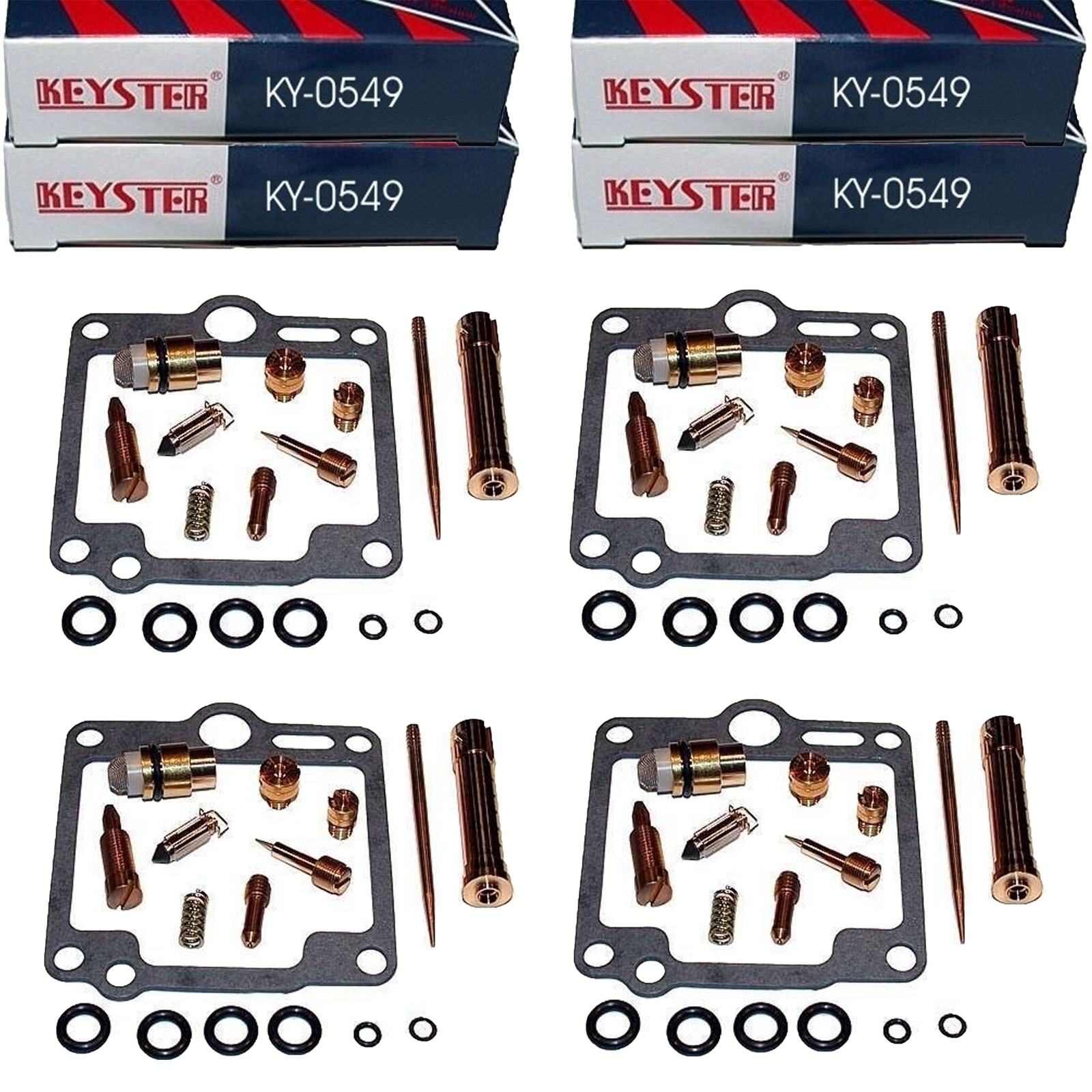 4x Keyster KY-0549 Vergaser Reparatursatz für Yamaha XJ 900  31A  58L  1983-1985