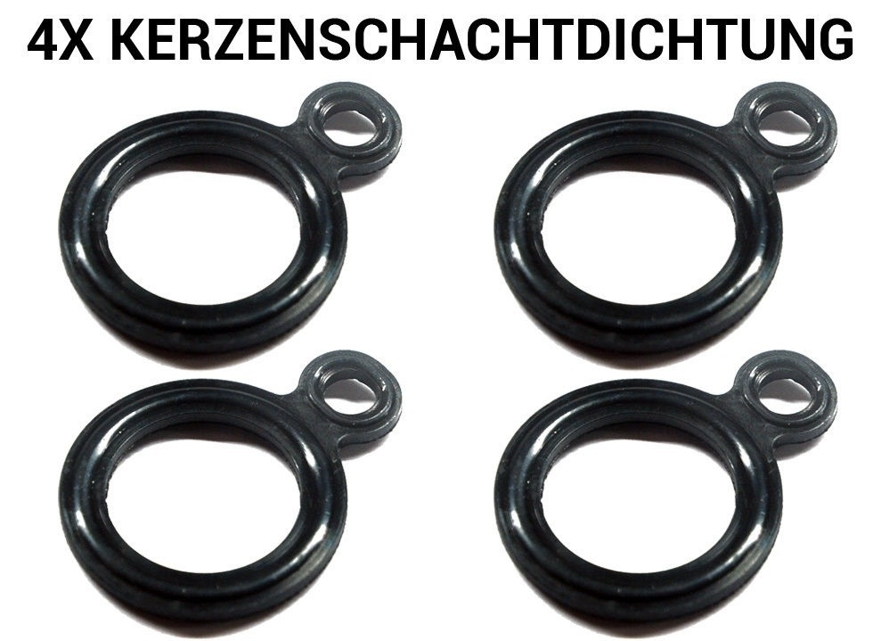 4er Pack Kerzenschachtdichtung Honda VFR750F Kawasaki GPZ 900 1000 GTR1000A ZL900 ZXR750