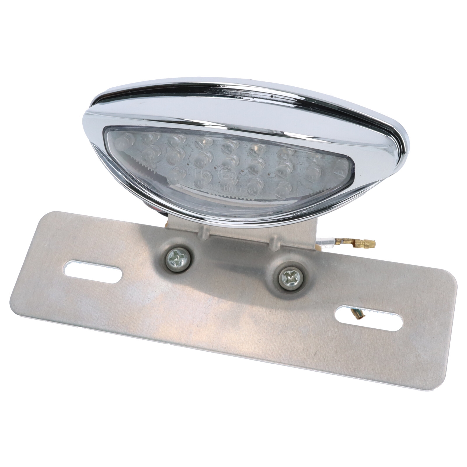 LED Rücklicht + Kennzeichenhalter Universal für Motorrad Quad ATV 12V M6x1.0
