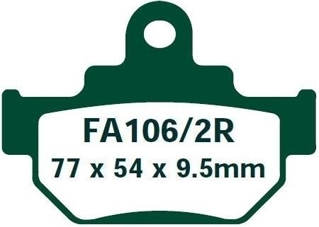 EBC Goldstuff Sintermetall Bremsbeläge 106/2R