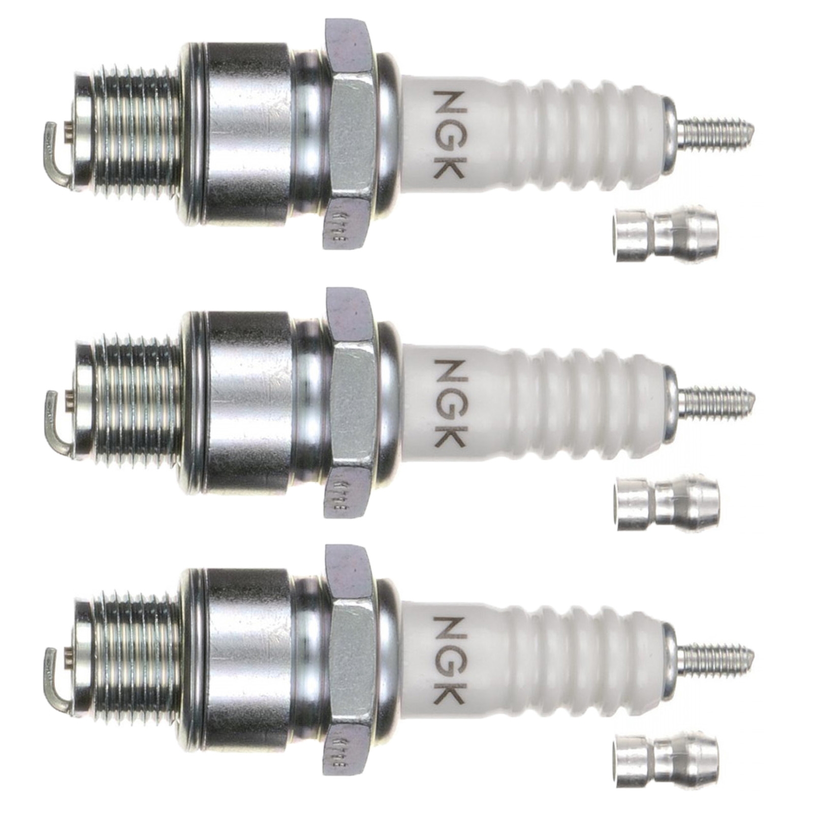 3x NGK B8HS Zündkerze für Simson MZ BMW KTM Kreidler Jawa Vespa Suzuki Yamaha