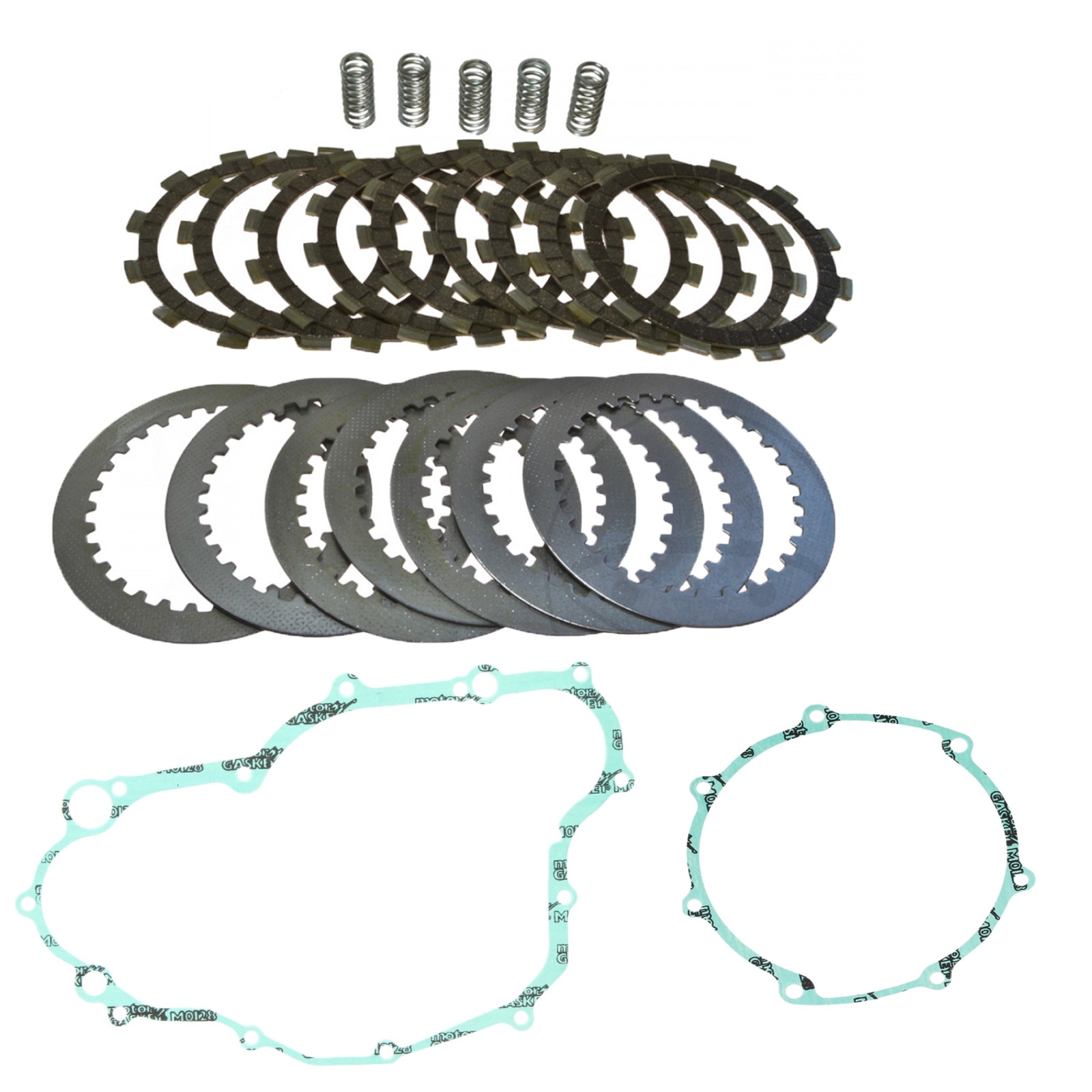 Kupplung für Yamaha YZ250 F 2001-2007 YZF250 Reparatursatz verstärkt + Kupplungsdeckeldichtungen