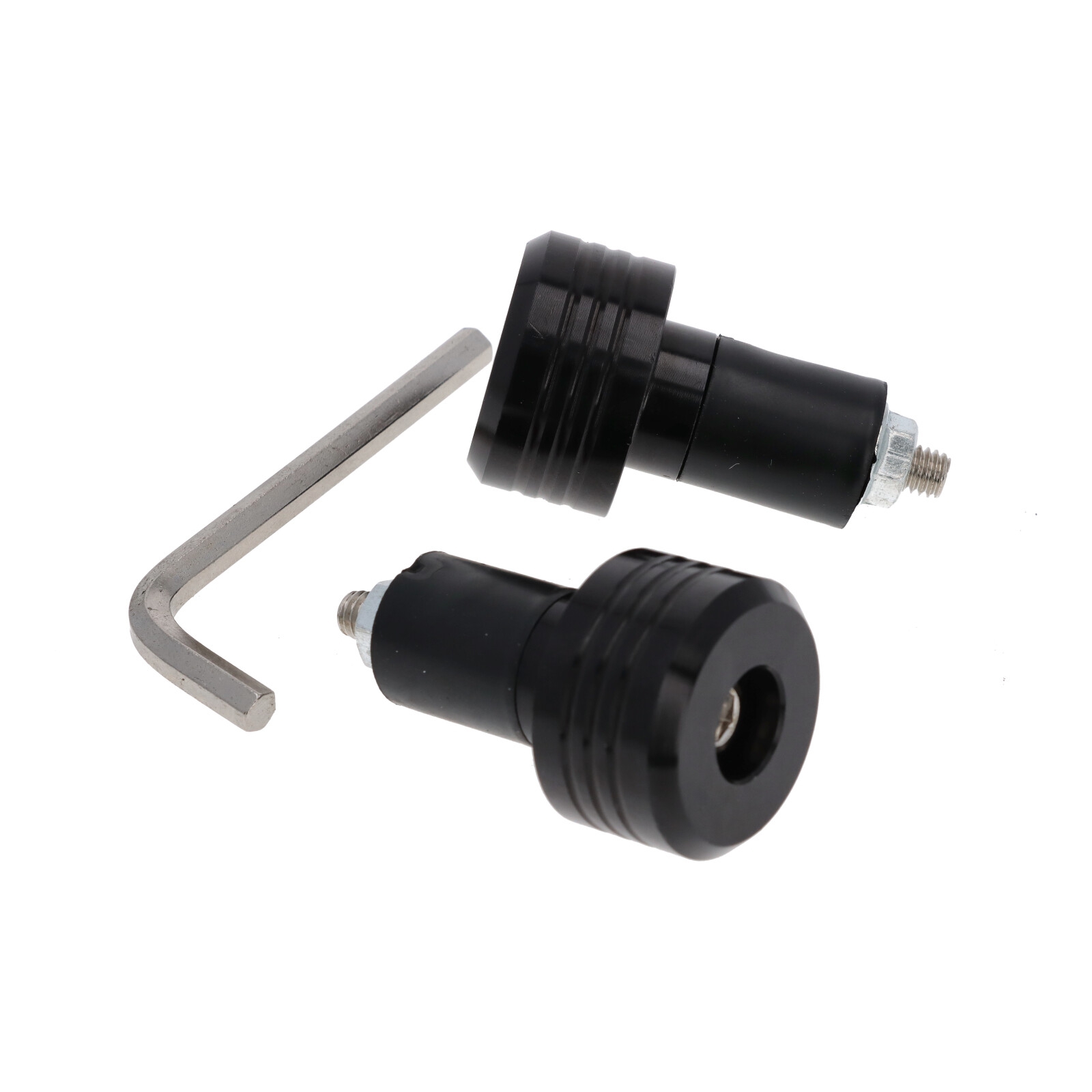 Motorrad Lenkerenden / Lenkergewichte rund 103g schwarz Vibrationsdämpfer