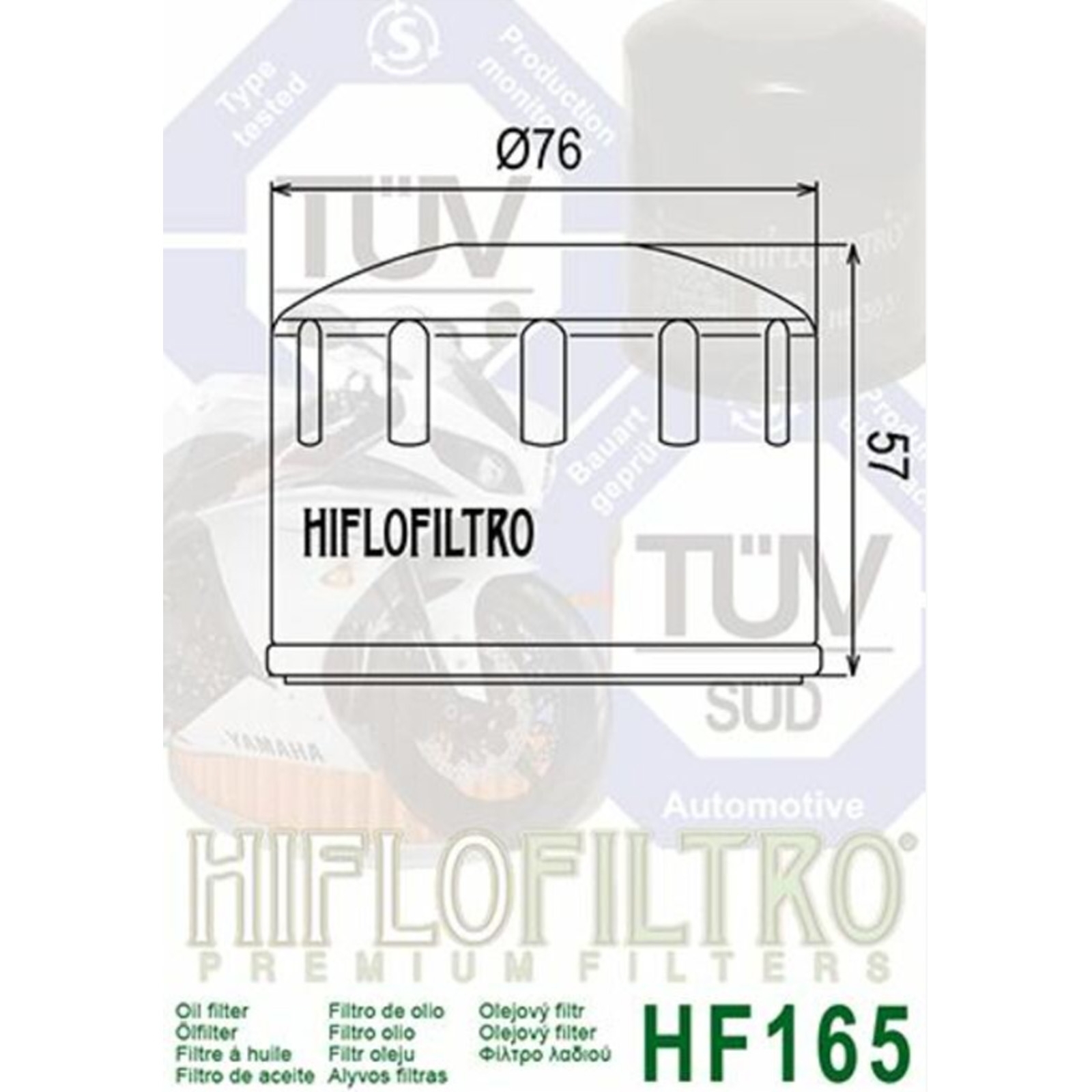 3x Hiflo HF165 Ölfilter für BMW F800 F800S F800ST F800R F800GT ABS F800GS Adventure