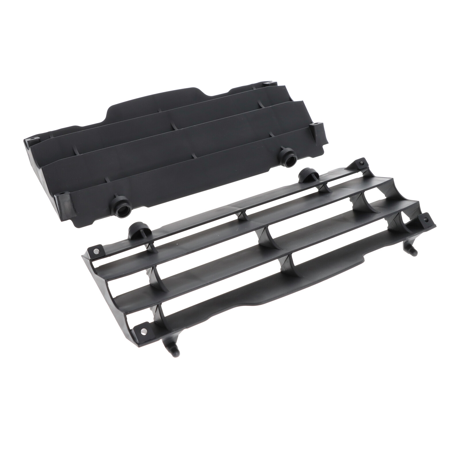 Polisport 8455300001 Kühlerlamellen schwarz für KTM SX SX-F EXC EXC-F Husqvarna FC FE TC TE