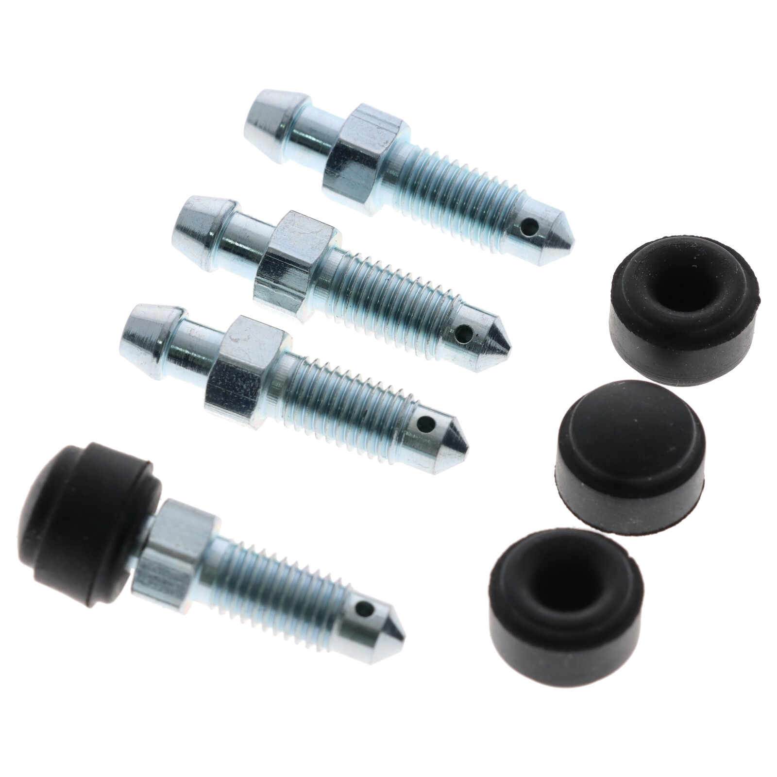 4x Quick Brake QB0088-10 Bremssattel Entlüfterschraube Entlüftungsventile M7x1x33 mit Kappen