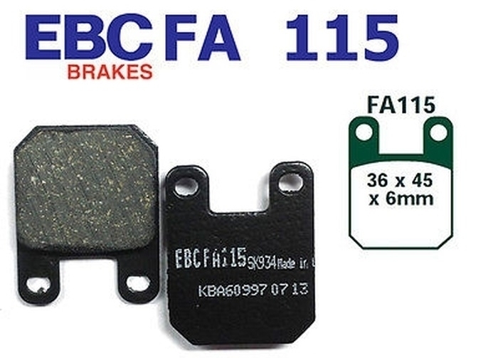 EBC FA115 Bremsbeläge für Aprilia CPI Beta Derbi KTM Peugeot Rieju Yamaha