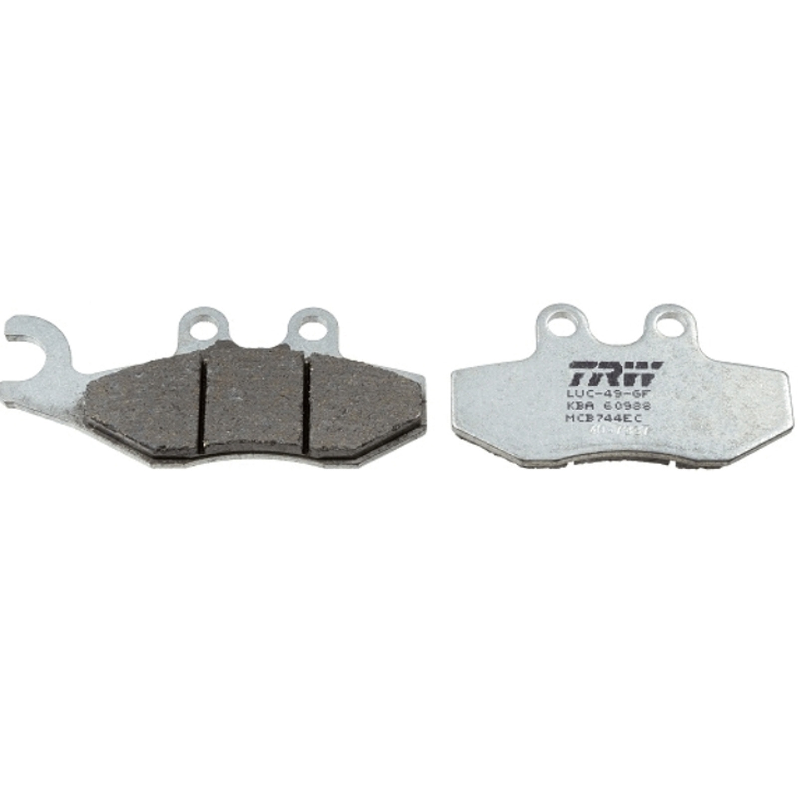 TRW MCB744EC Bremsbeläge für Piaggio Fly MP3 TPH Beverly X10 Gilera Runner Fuoco GP Vespa GTS