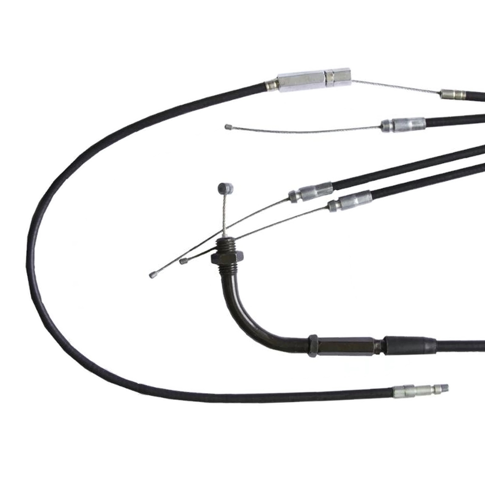 Gaszug Satz 77100072 für Kawasaki H2 750 Mach 4 1972 - 1975 Gasseile A Öffner