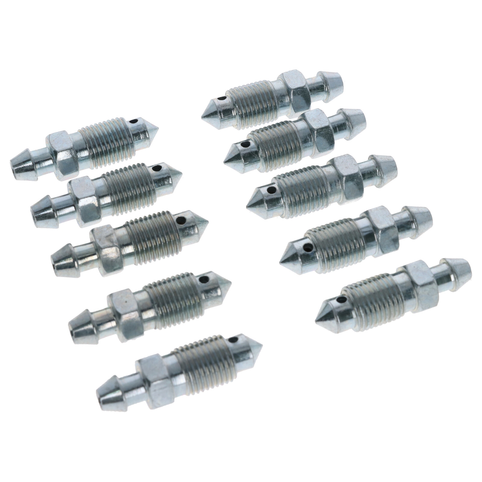 10x Quick Brake 0017-10 Bremsen Entlüfterschraube Entlüftungsventile M10x1x34 mm SW10