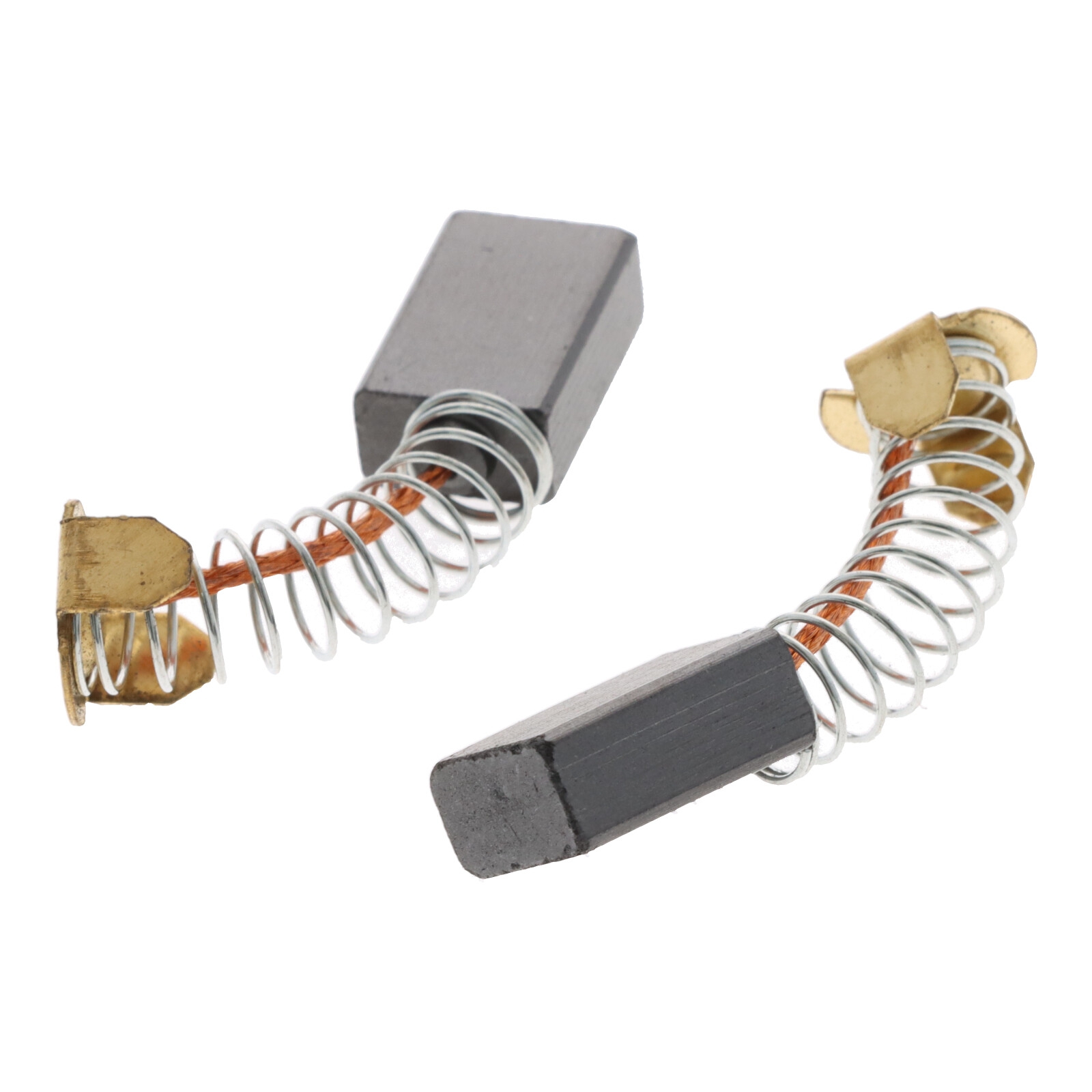 2x Motorkohlen Kohlebürsten Kohlen Motorbürsten Schleifkohlen 6x10x15 mm