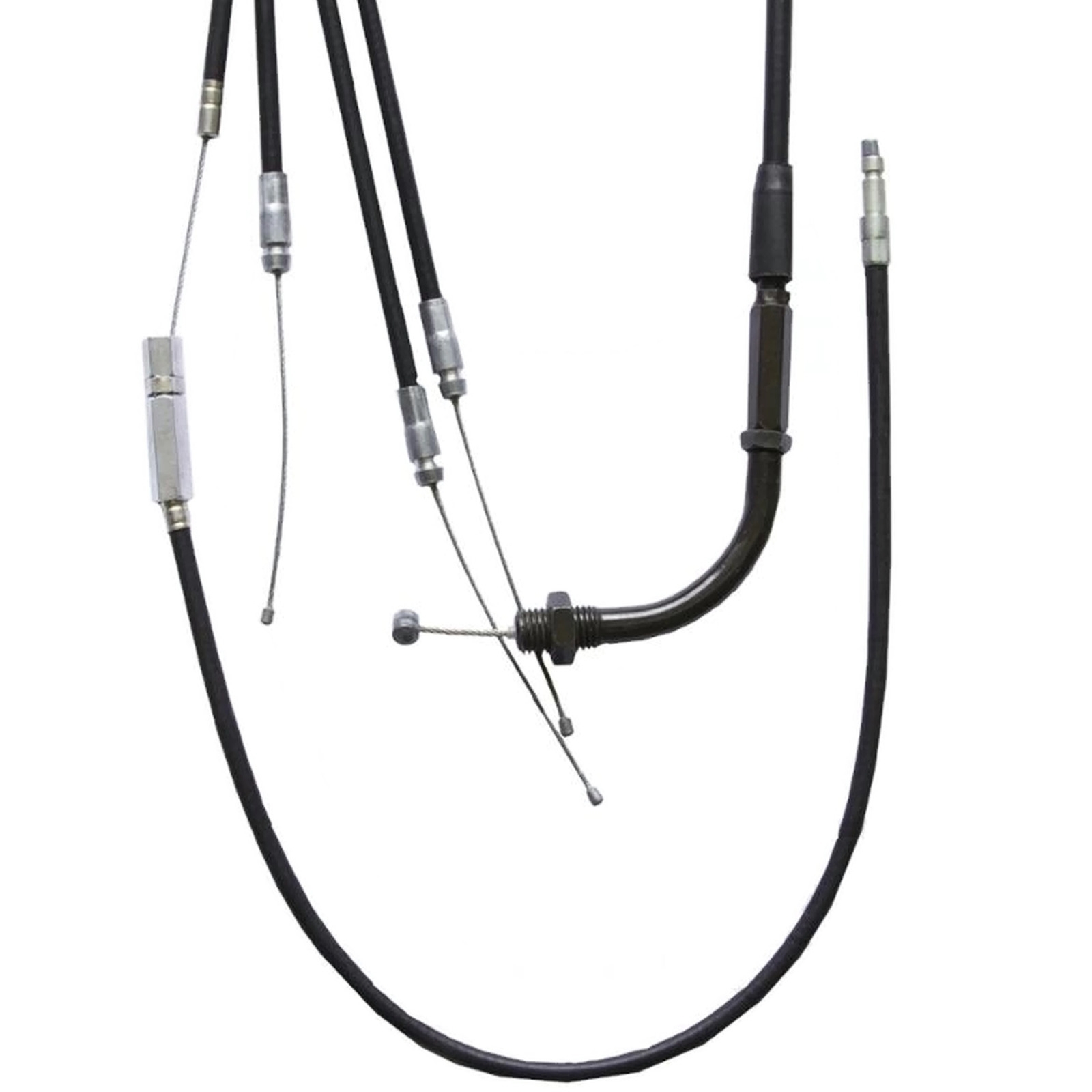 Gaszug Satz 77100072 für Kawasaki H2 750 Mach 4 1972 - 1975 Gasseile A Öffner