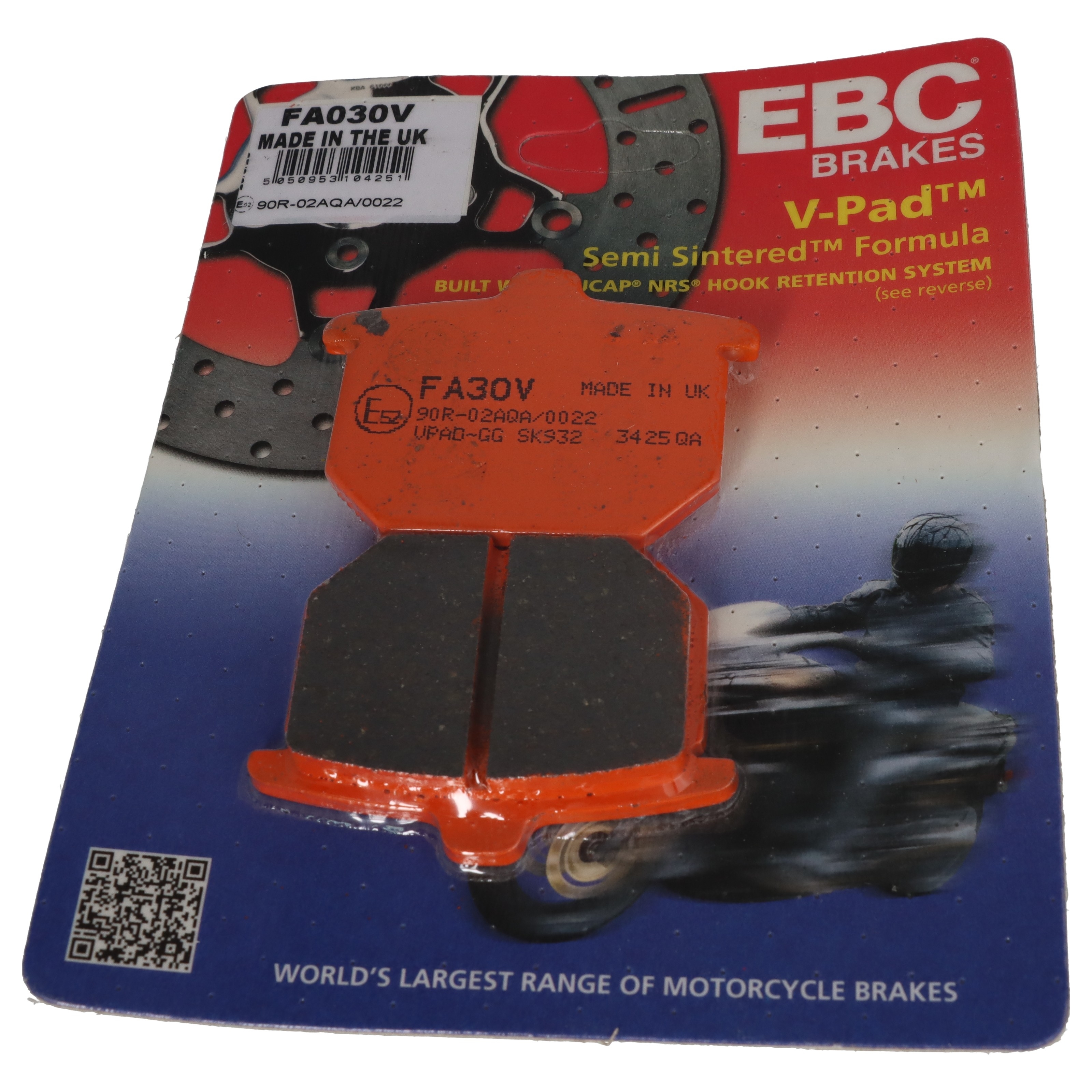 EBC Bremsbeläge FA030V für Honda CB GL 400 750 1000 N F LTD K GLI