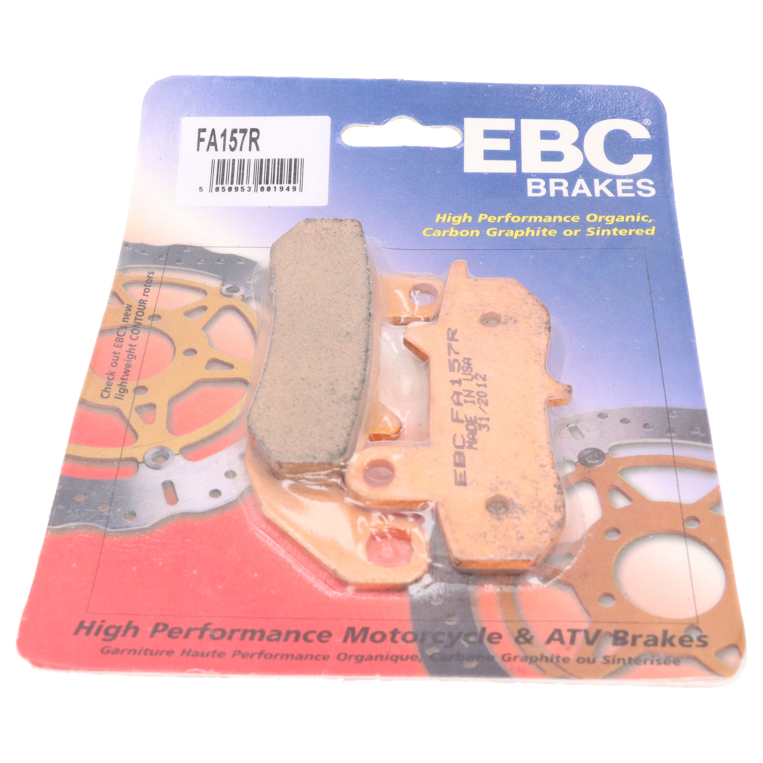 EBC Sintermetall Bremsbeläge hinten FA157R für Suzuki DR600 DR650