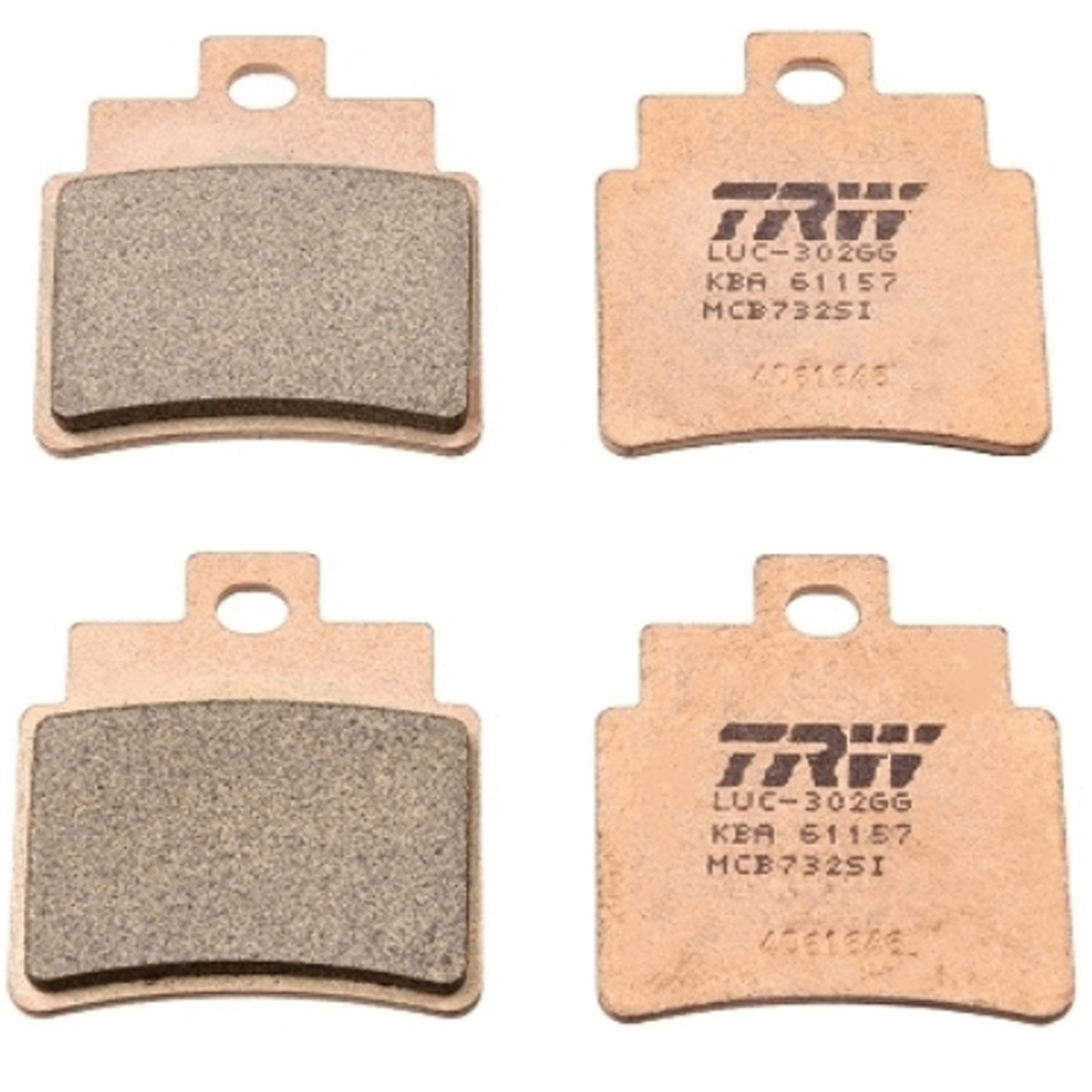 TRW MCB732SI Sintermetall Bremsbeläge Kymco Grand Dink KXR MXU 250 Maxxer 300 SYM GTS 125