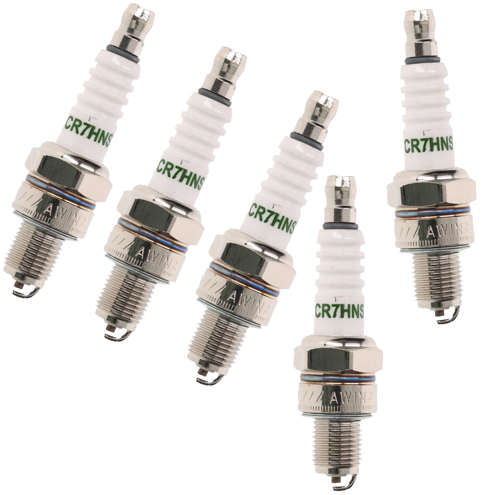 5x Zündkerze CR7HSA für 50/125/150ccm 4Takt Motorroller GY6 QMB QMA Motor