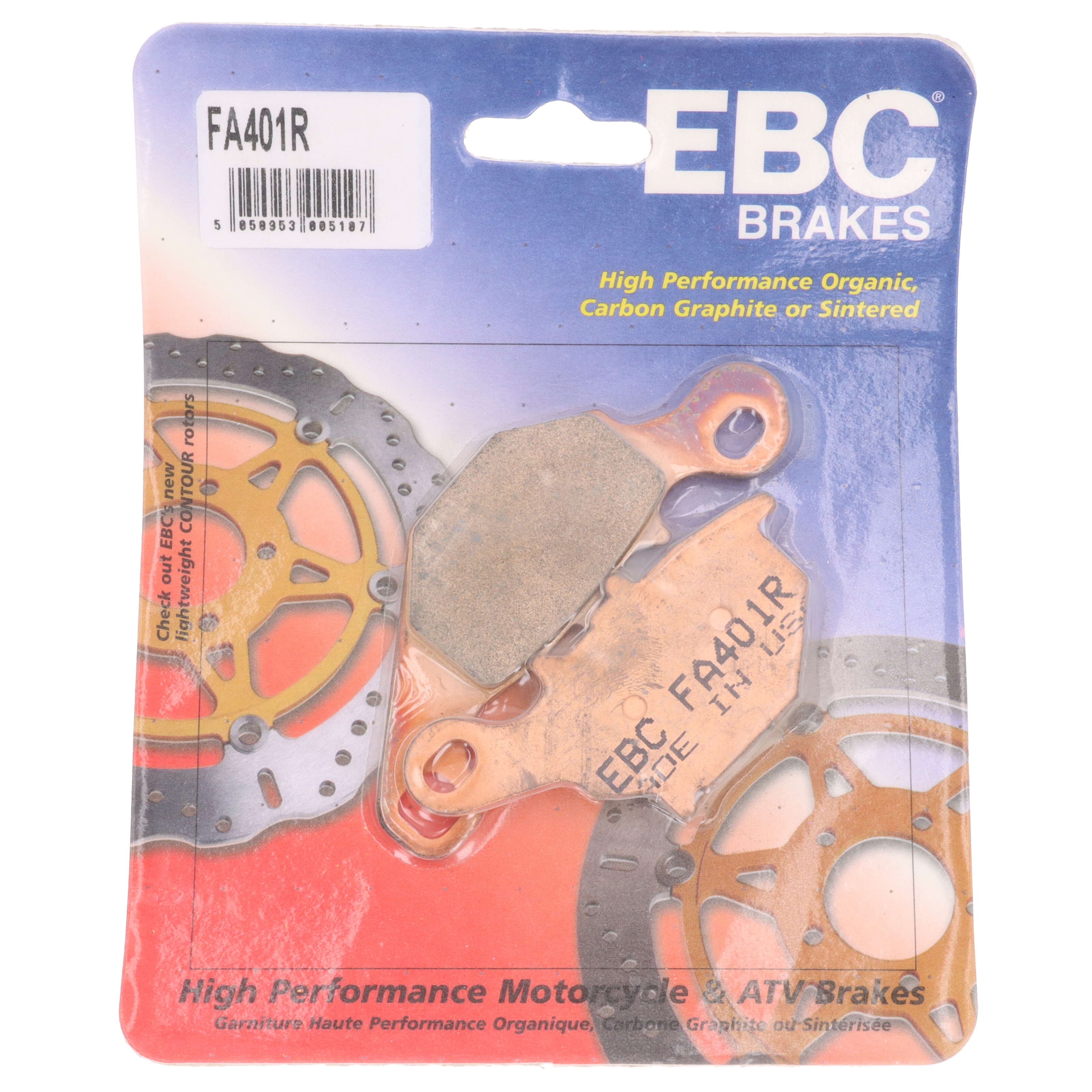 EBC Bremsbeläge FA401R für Suzuki RM 85 RD16C 2005-2010, 2013 L RD17C