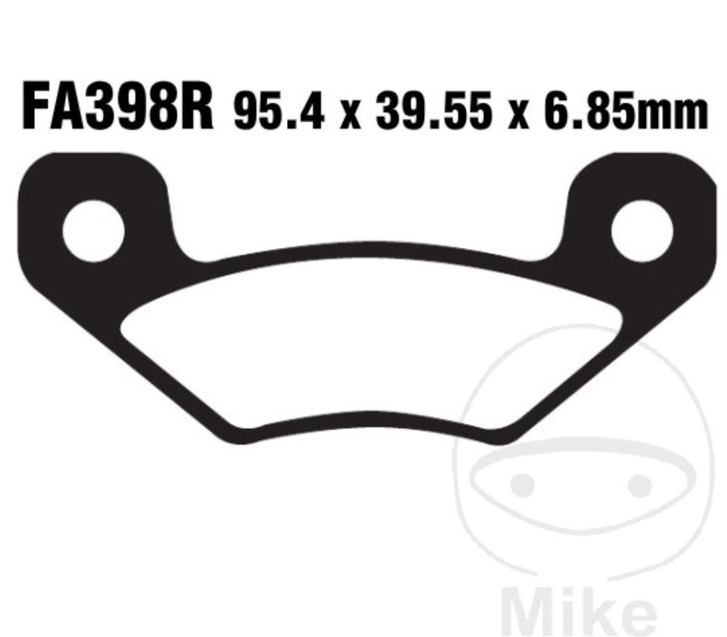 EBC Goldstuff Sintermetall Bremsbeläge FA398R CAN-AM DS 450 X-mx MXC X X-xc