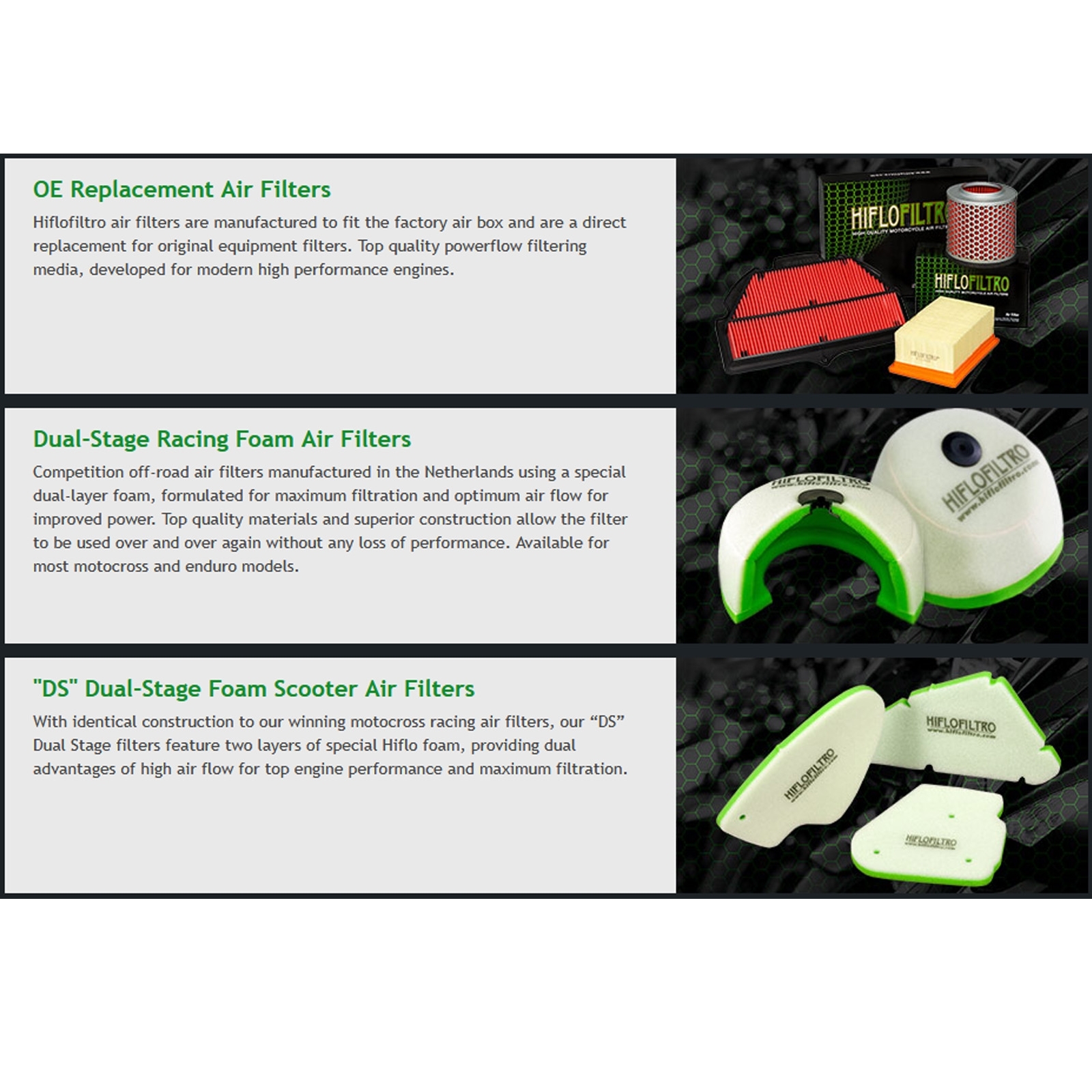 HIFLO HFA1602 Luftfilter für Honda Hornet CB 600 F 1998-2006 CBF 500 CBF 600 NA ABS Tauschluftfilter