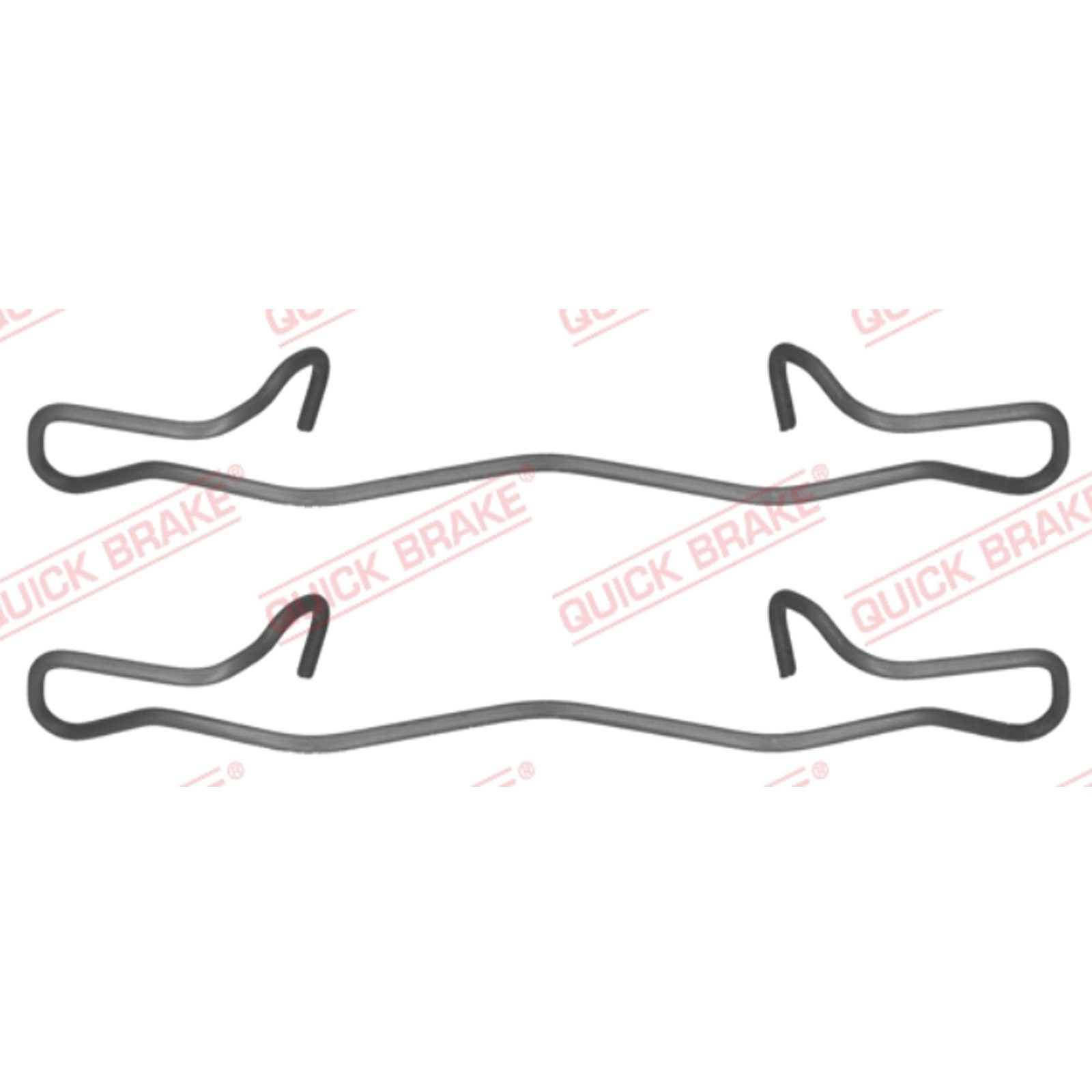 Quick Brake QB109-1755 Bremsbelag Zubehörsatz Bremsklötze hinten für Audi Mercedes Peugeot