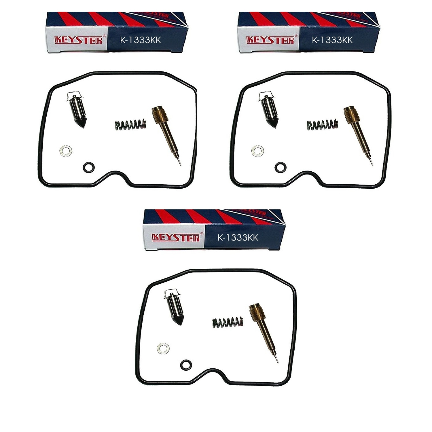 3 X Keyster Vergaser-Reparatursatz Eco K-1333KK