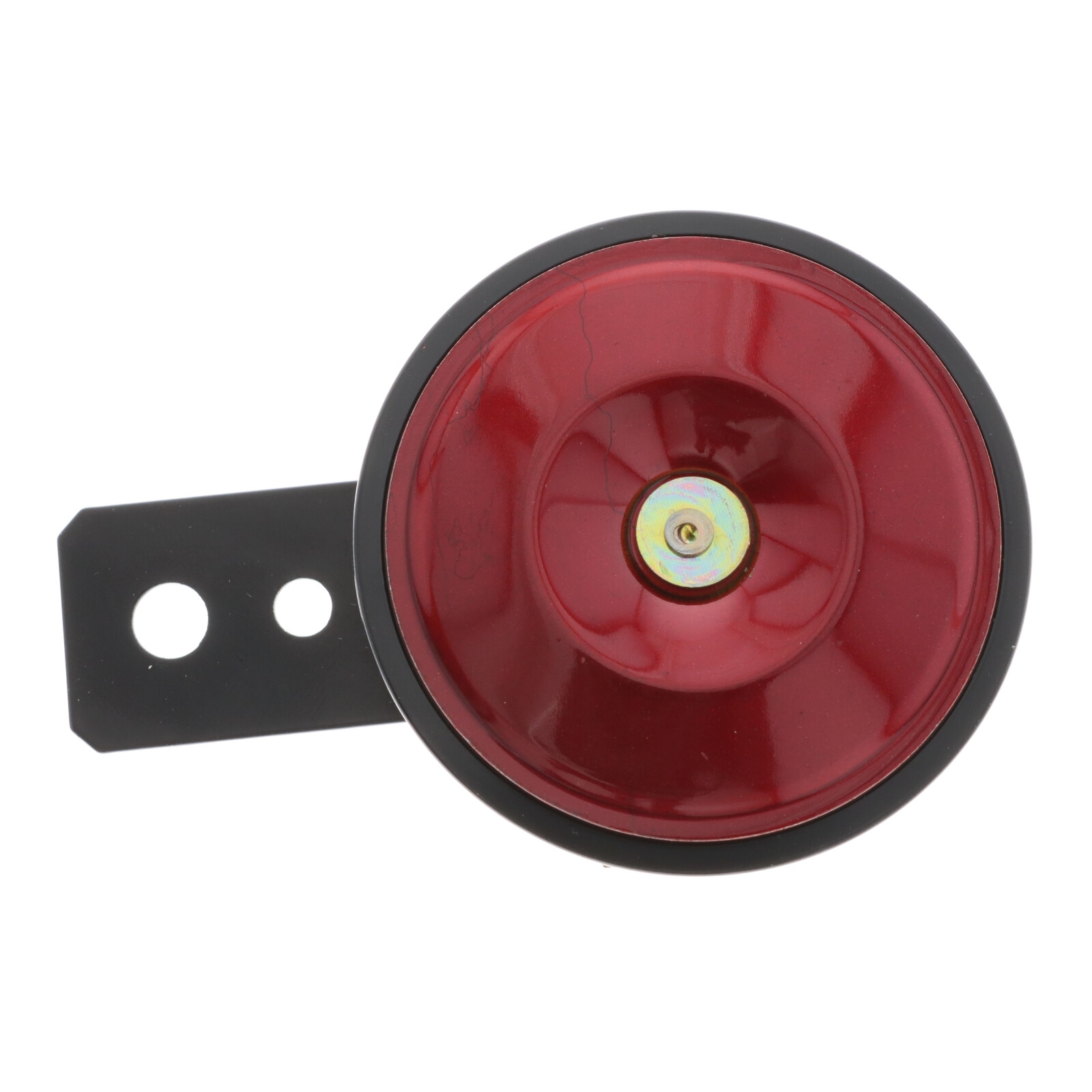 Motorrad Hupe rot-schwarz, 6 Volt, 70 mm