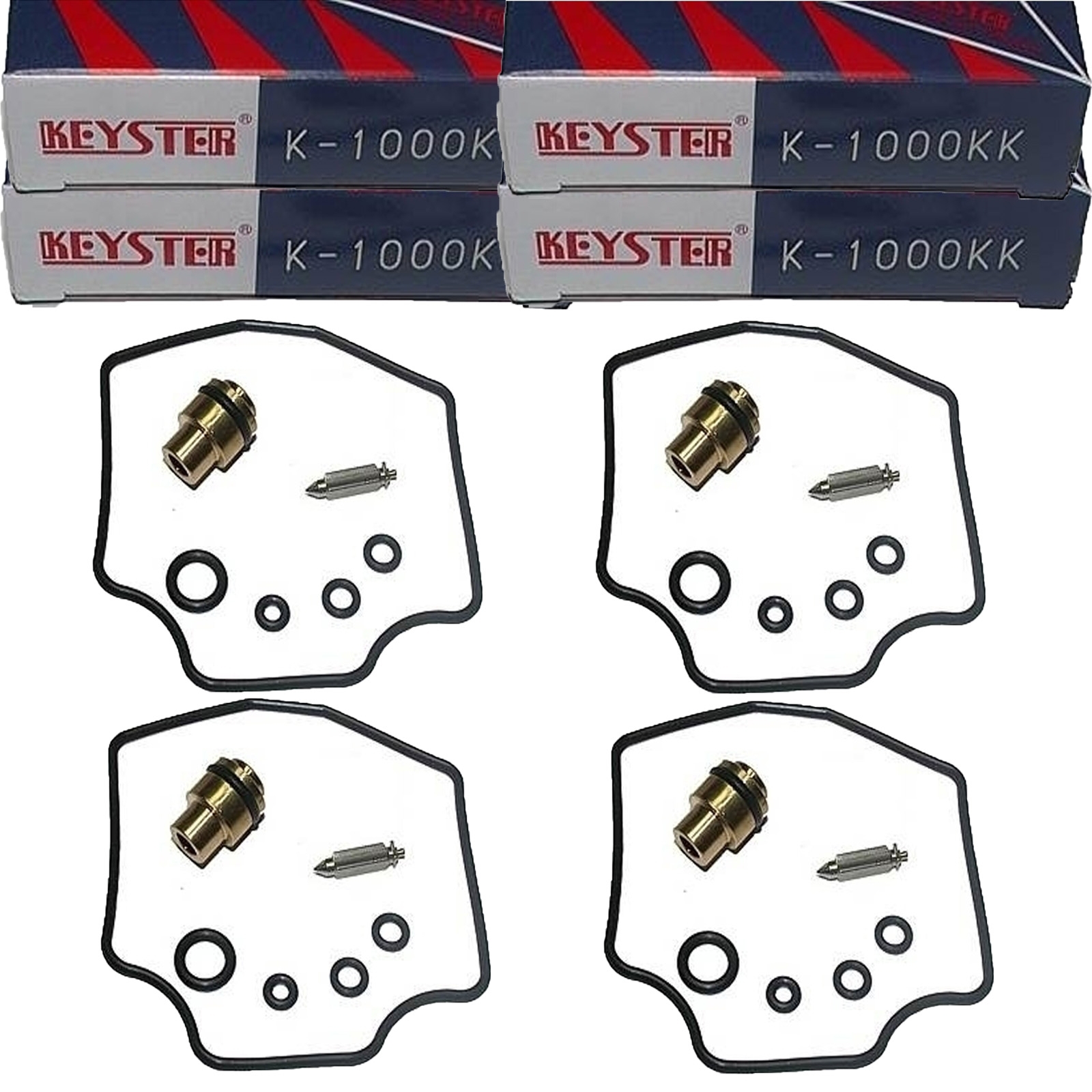 4x Keyster K-1000KK Vergaser Reparatursatz für Kawasaki GPZ550 GT550 Z550 ZR550