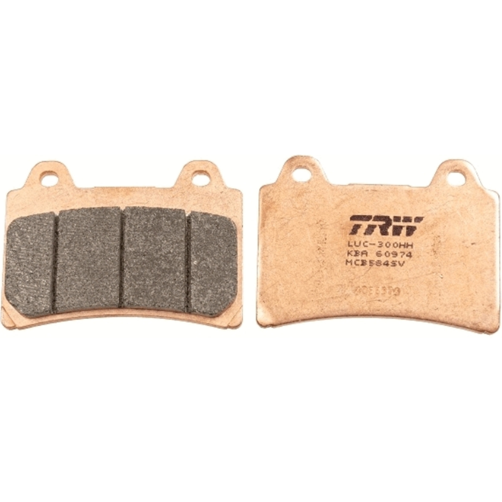 TRW MCB584SV Sintermetall Bremsbeläge vorne für Yamaha FJ1200 FZ750 TDM TZR XJR XVZ