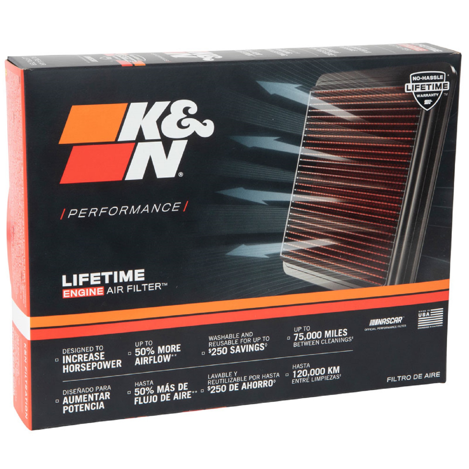 K&N Tauschluftfilter für KTM 890 790 Duke R GP 2018-2022