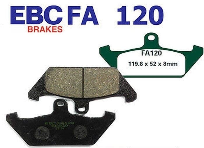 EBC Bremsbeläge FA120 für Cagiva Elefant 650 1985-1987, 1989