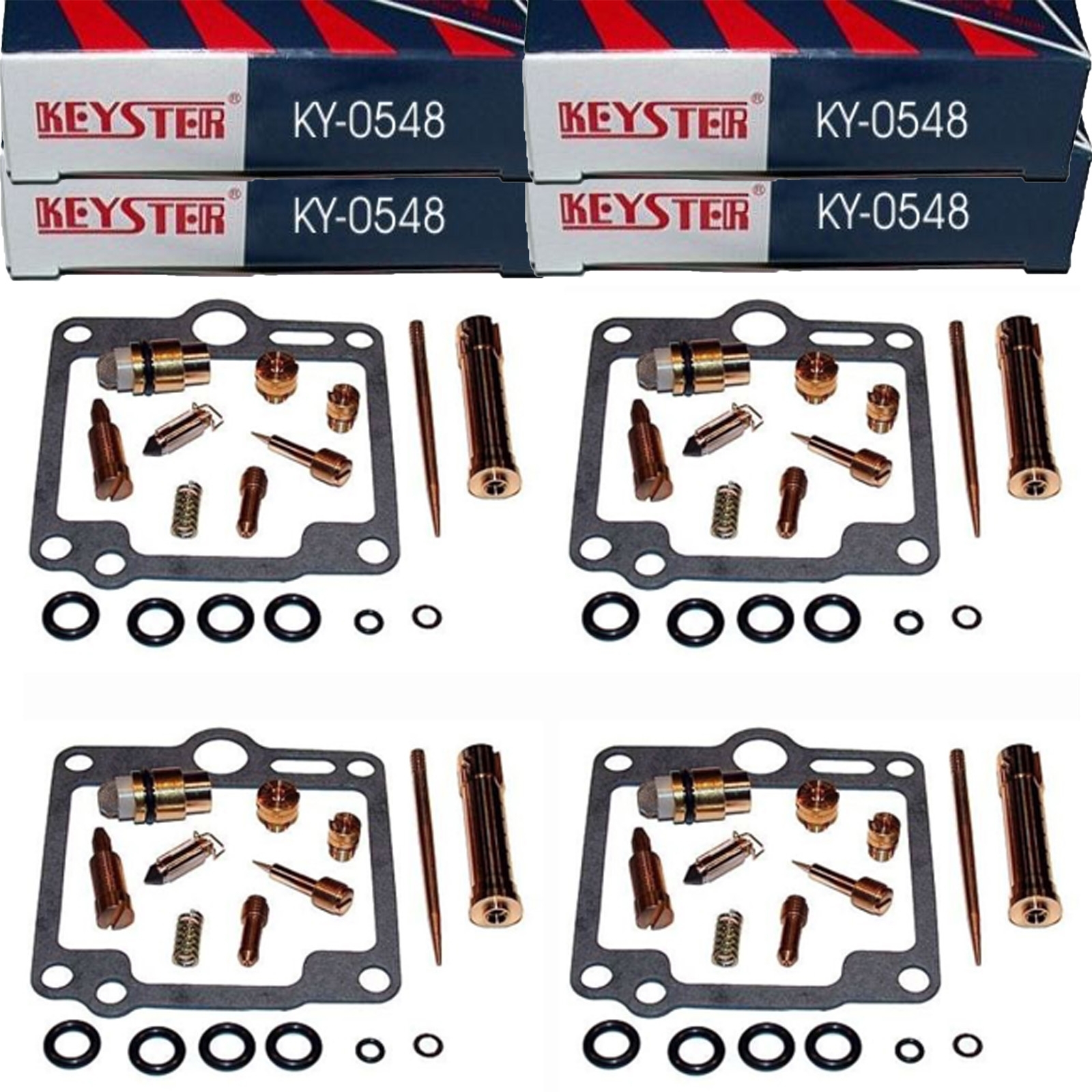 4x Keyster KY-0548 Vergaser Reparatursatz für Yamaha XJ900 XJ900 F 1985-1990 58L