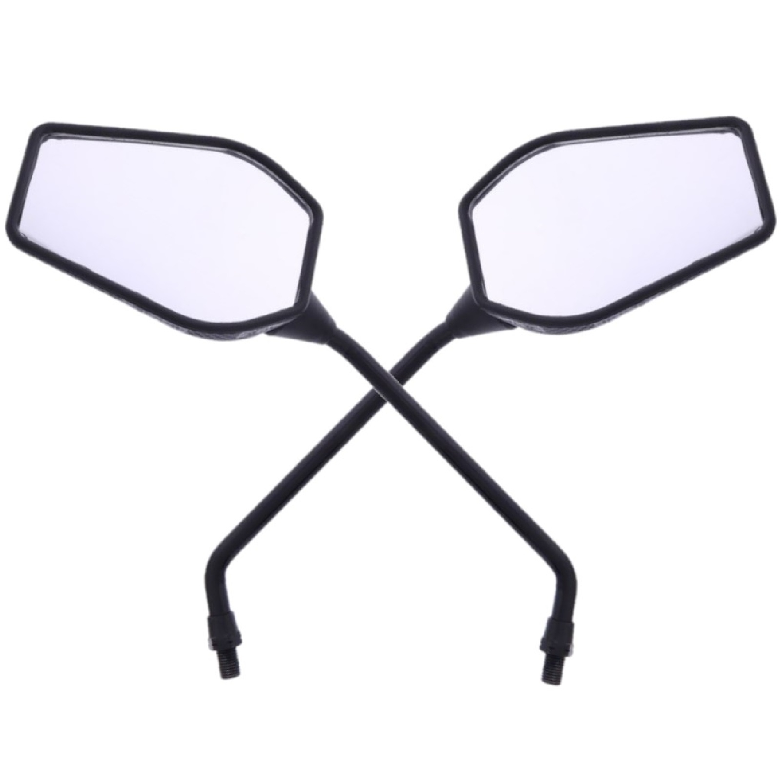 Spiegelpaar für Derbi GP1 50 LC 2005-2011 125 250 2007-2008 GPR 50 2003-2007 125 2T 2005-2007 mit M10 Gewinde e-geprüft