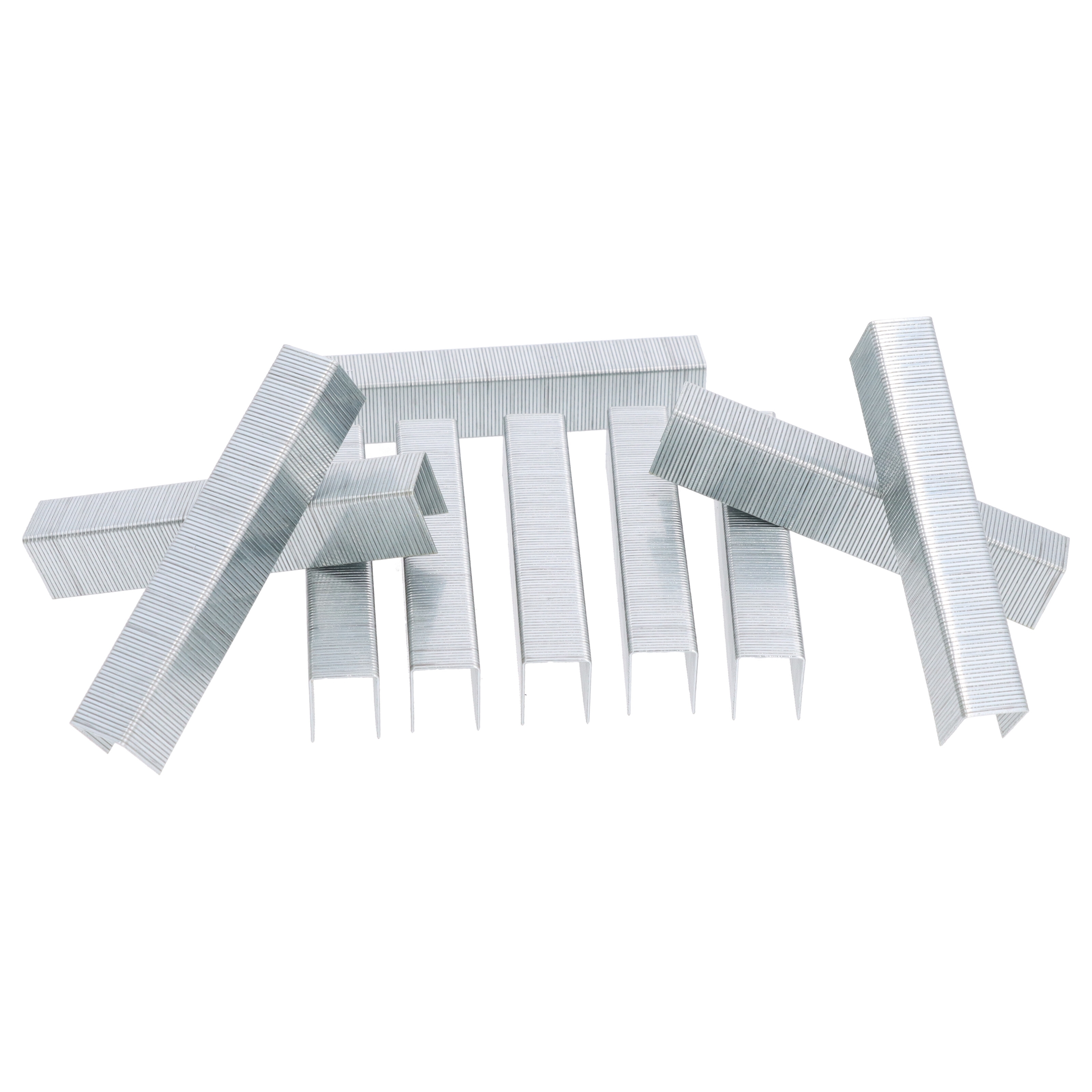 1000x Heftklammern 14mm Tackerklammern, 0.7x11.3mm für Handtacker