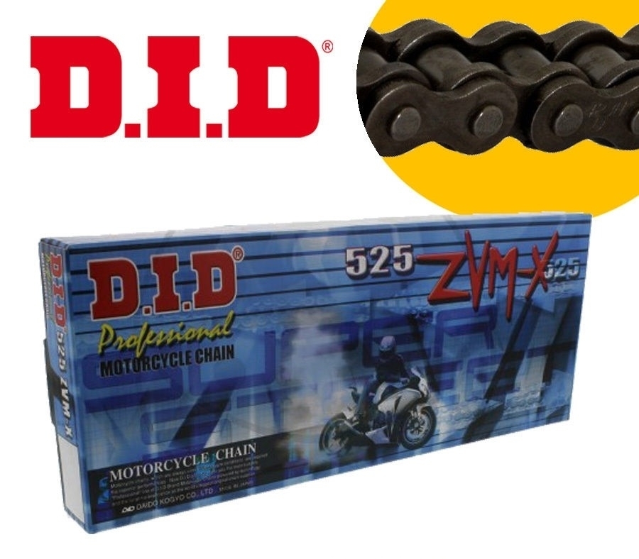 DID X-Ringkette ZVMX 525 Teilung 102 Glieder endlos / geschlossen DID525ZVMXX102LE