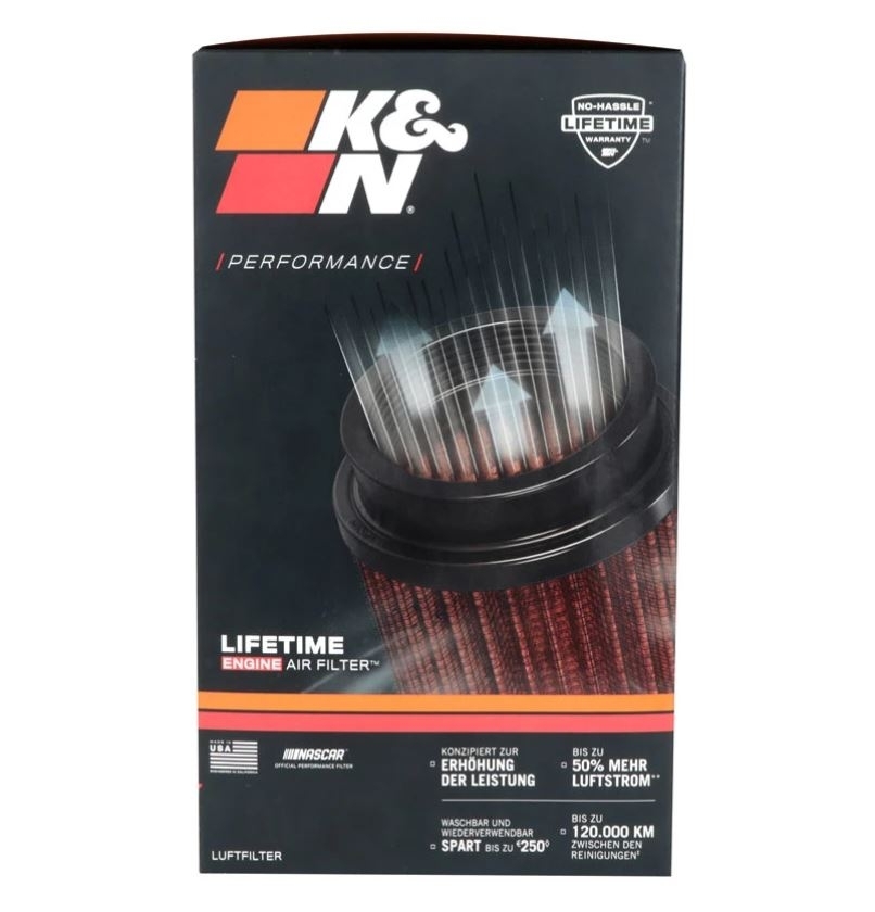 K&N UNIVERSAL Sport Luftfilter RU-3530 Flansch 95 mm