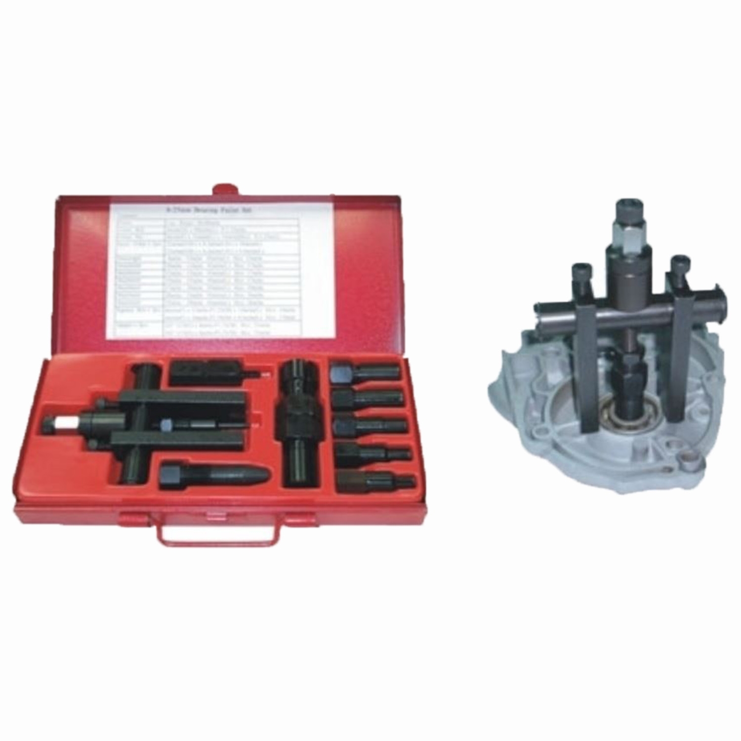 JMP Motorrad Quad Lagerabzieher Abzieher Satz für Rillenkugellager 8-29 mm