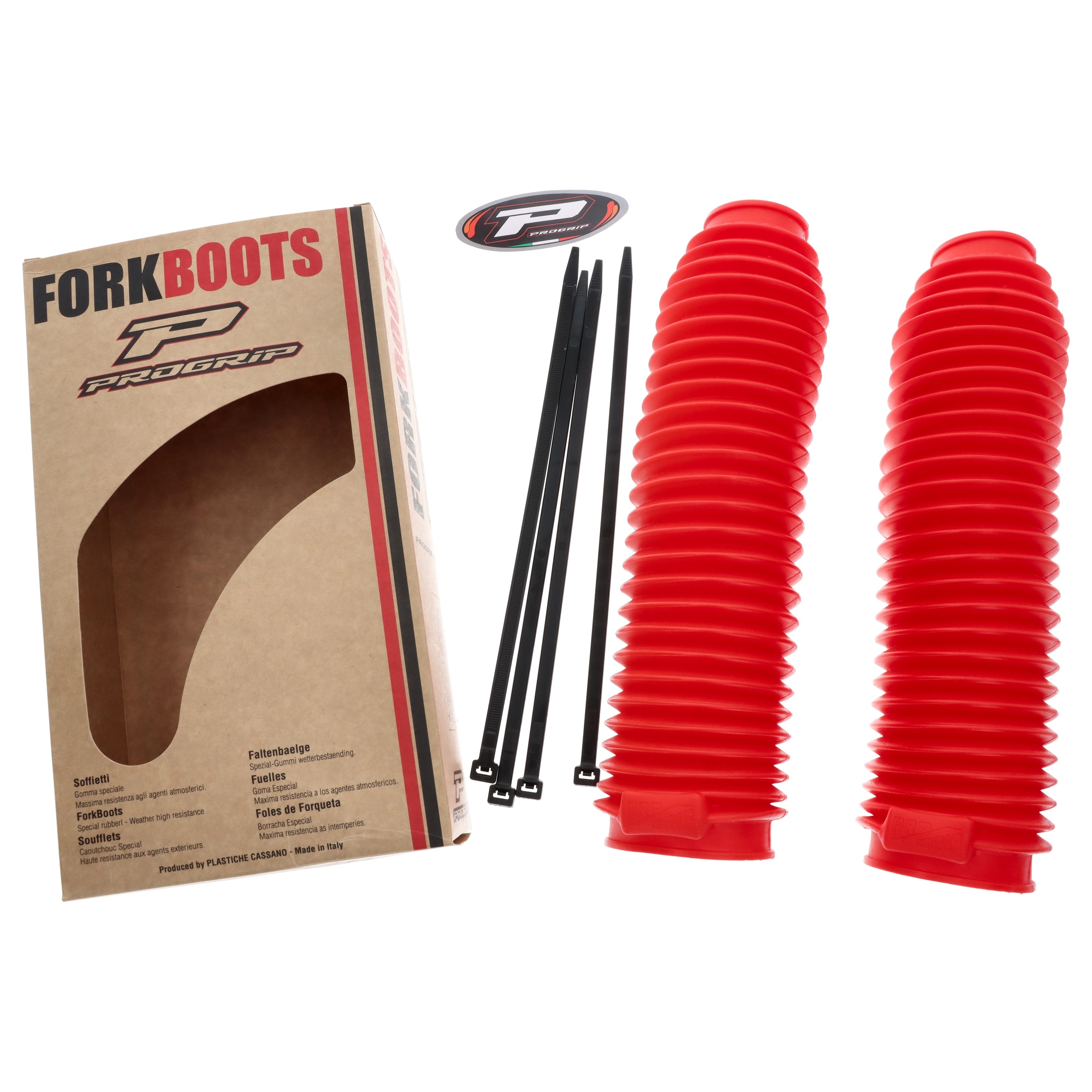 Progrip 2510.02 Faltenbalg Satz Rot