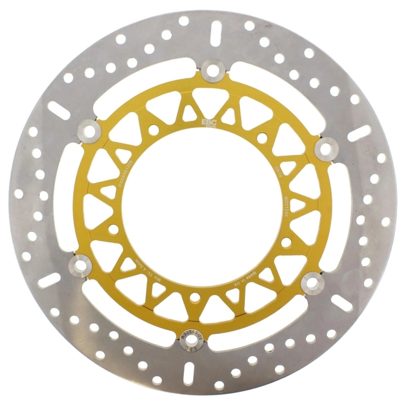 EBC Bremsscheibe MD2124X Yamaha YZF-R1 1000 RN321 M RN326 MT-10 1000