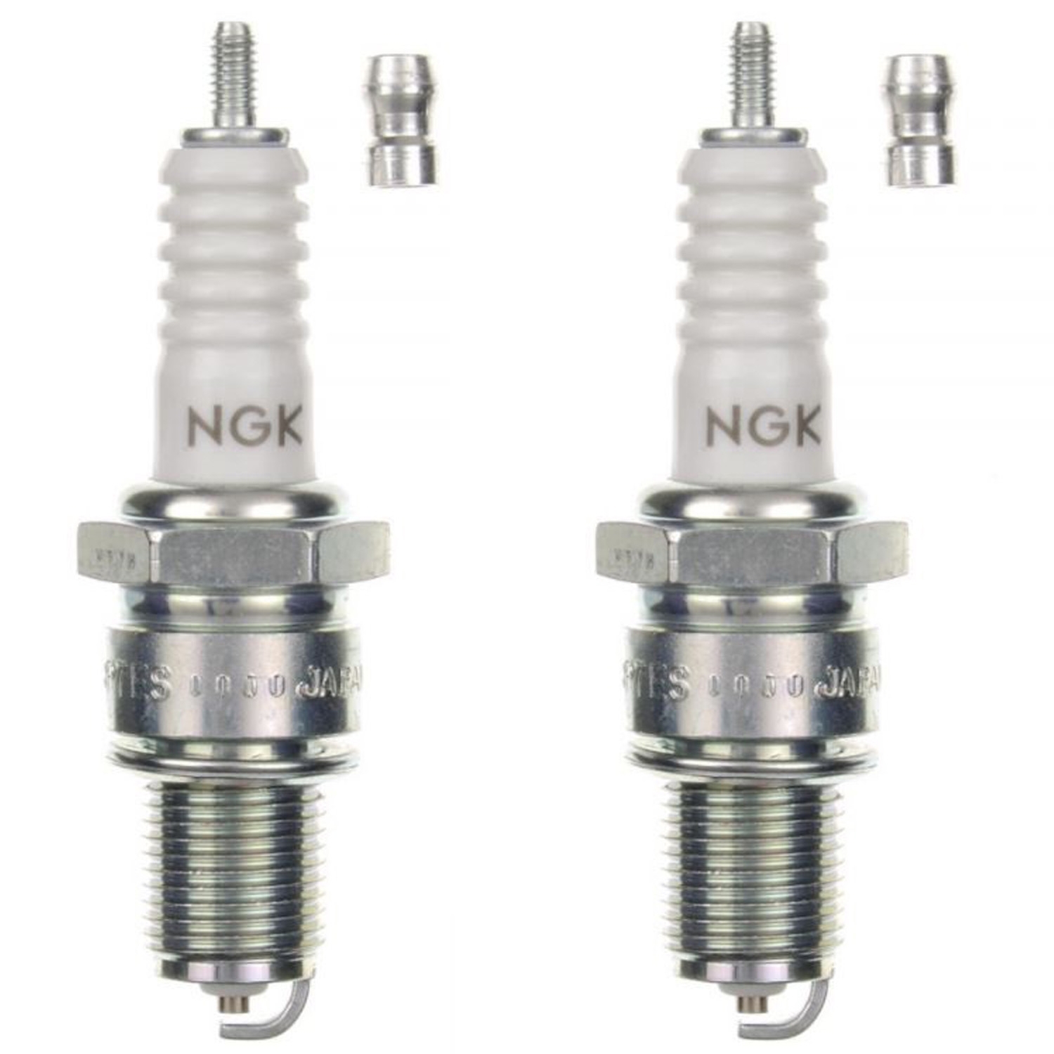 2x NGK Zündkerze BP7ES 2412 für BMW R100 RS RT R60 R65 Yamaha XJ XS XV Moto Guzzi