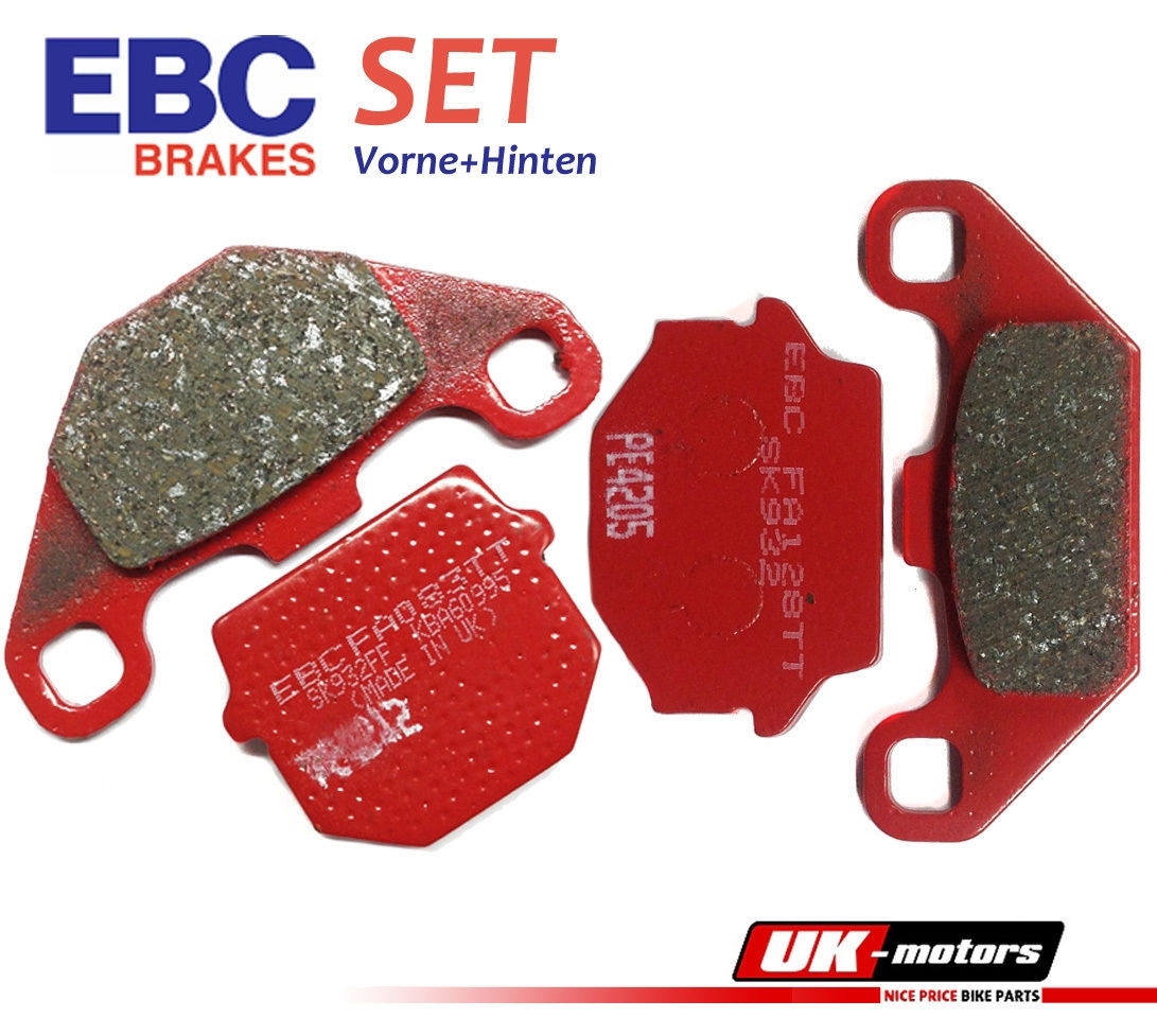 EBC Bremsbeläge SET Vorne + Hinten für Kawasaki KXF 250 A1/A2 Tecate 4 87-88