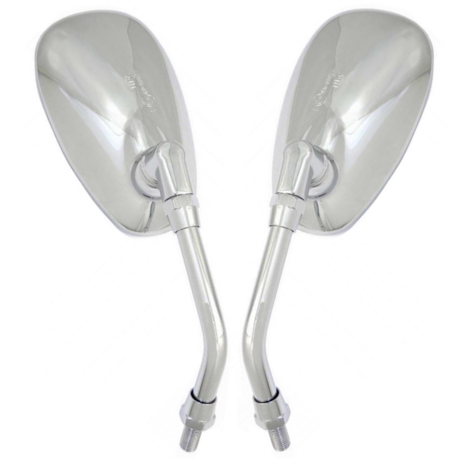 JMP Rückspiegel Paar für Yamaha VMX-12 1200 1985-98 XJ 700 1985-86 SYM Fiddle 2003-07 Husky 125 1996-05