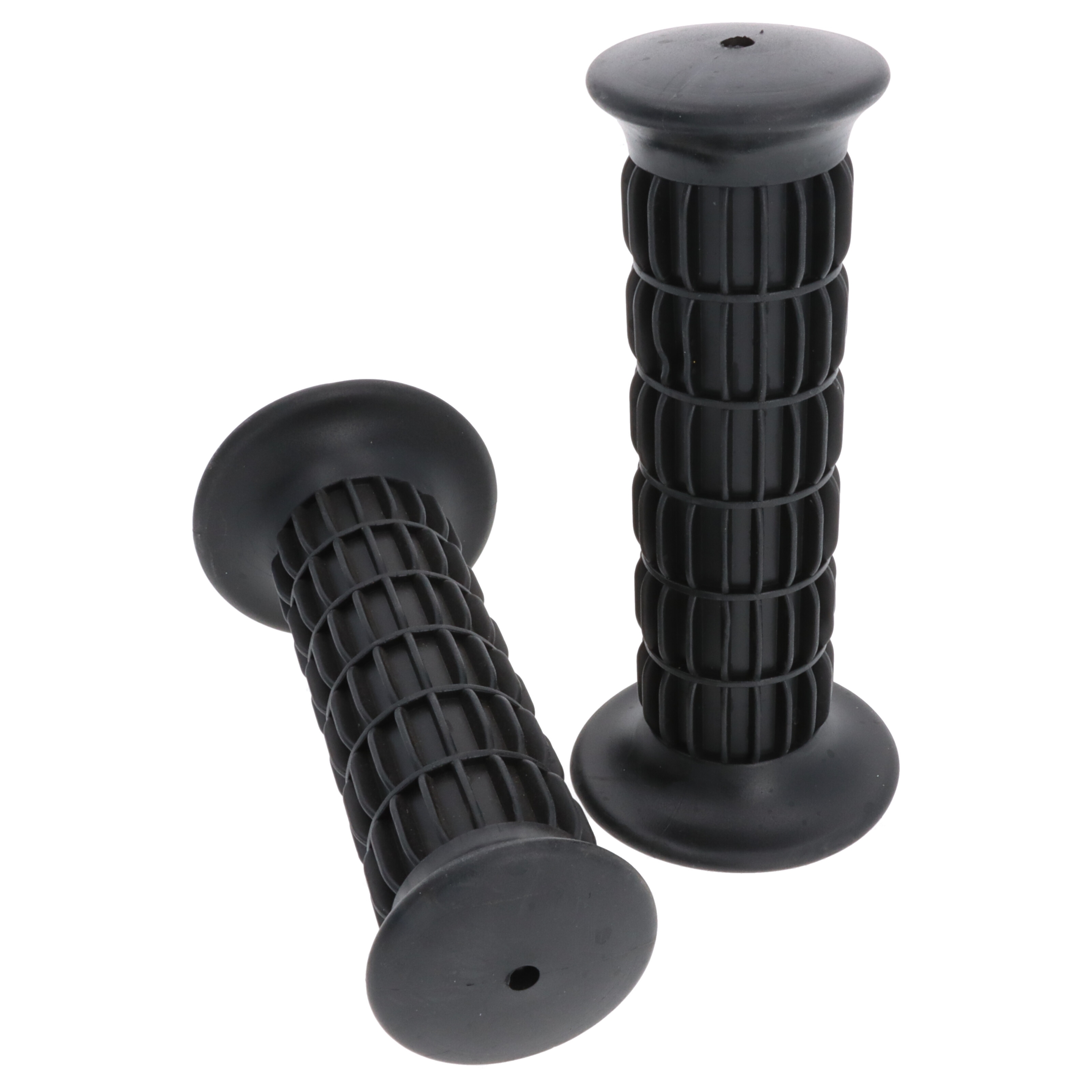 Griffgummi-Paar 22/25mm schwarz 7/8 Zoll Lenker 131 mm Motorrad Roller Griffe