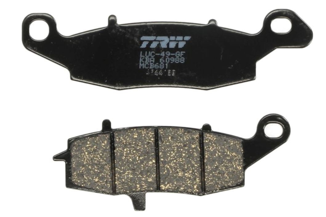 TRW MCB681 Bremsbeläge für Kawasaki ZR ZZR ZX-6R -9R -10R GPZ Suzuki DL GS GSF SFV SV